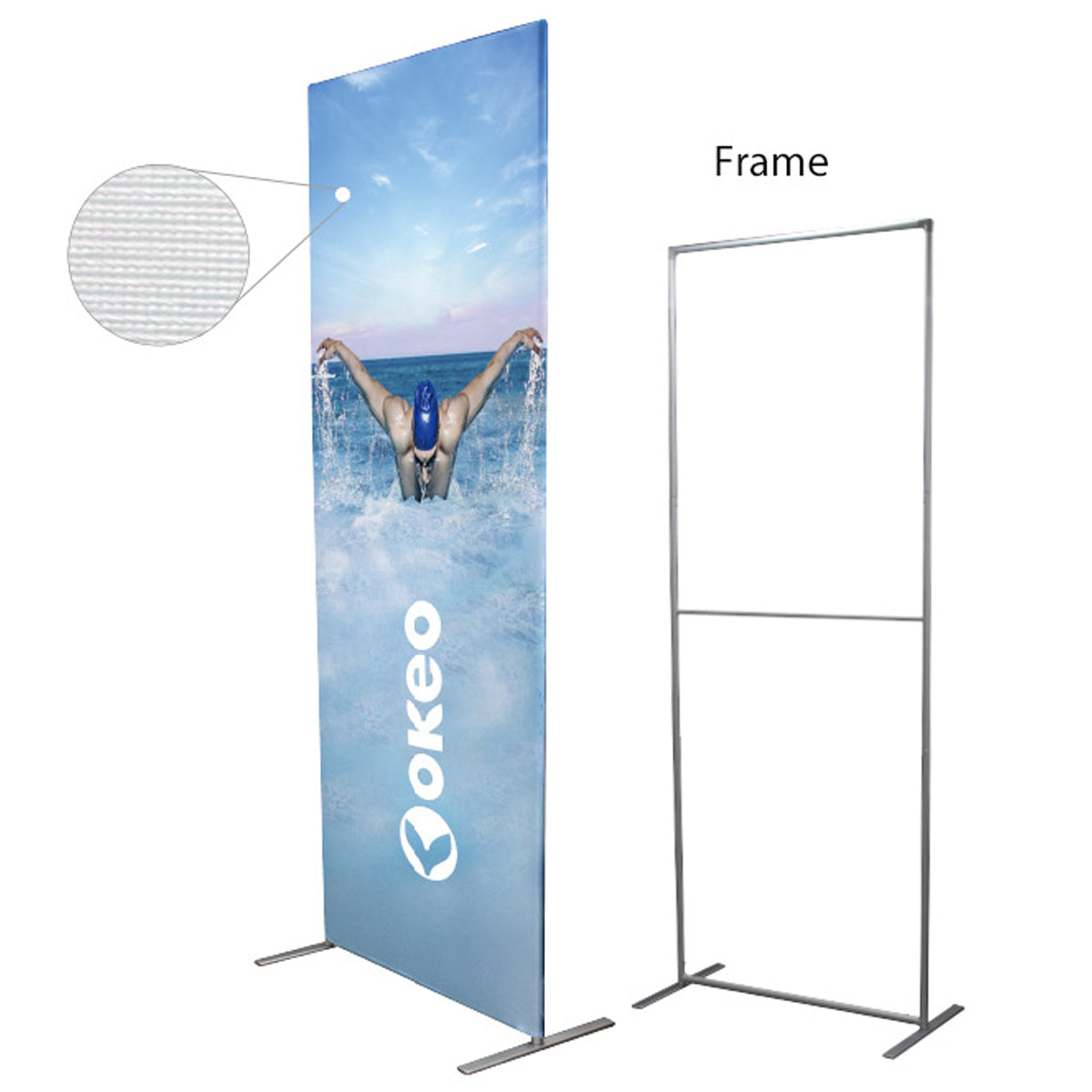 Custom logo Fabric Banner Stand - Standard