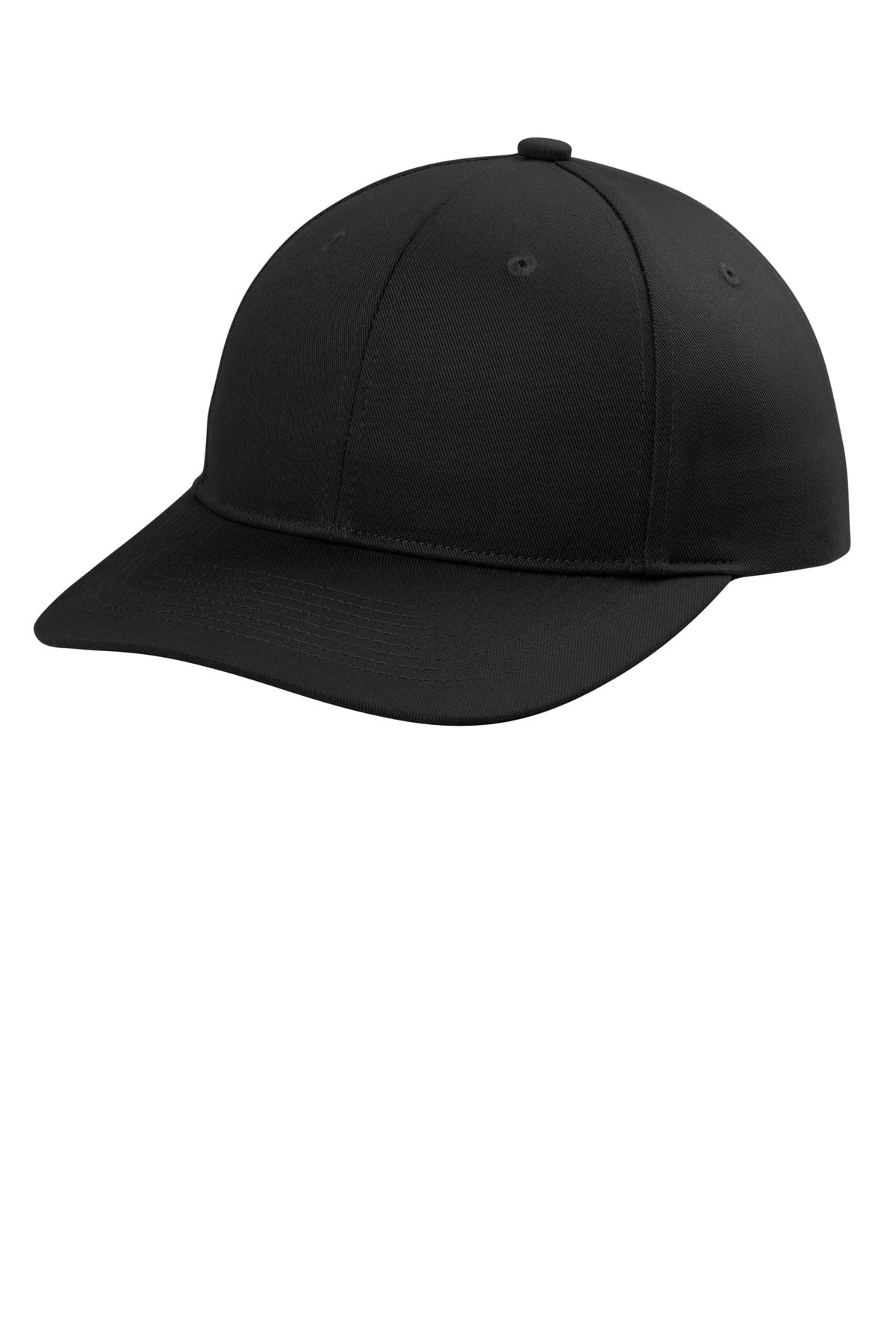 Custom logo Port Authority® Snapback Cap C408 in Black