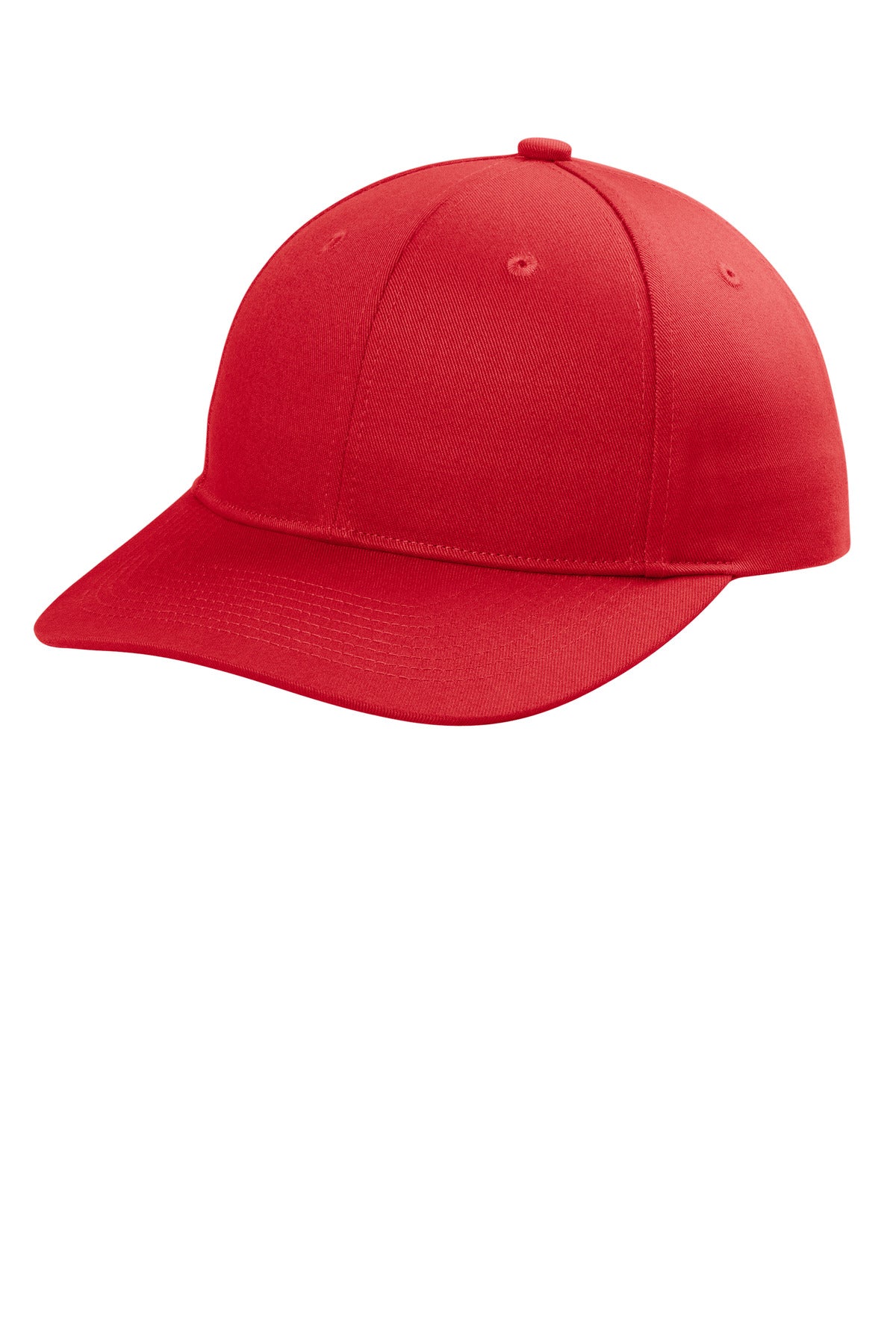 Custom logo Port Authority® Snapback Cap C408 in True Red