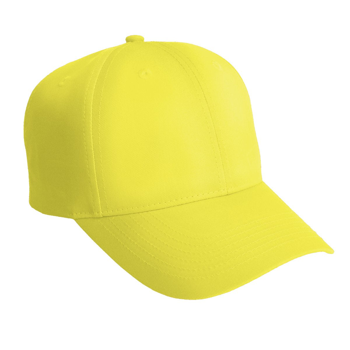 Custom logo Port Authority® Solid Enhanced Visibility Cap. C806 in Safety Yellow