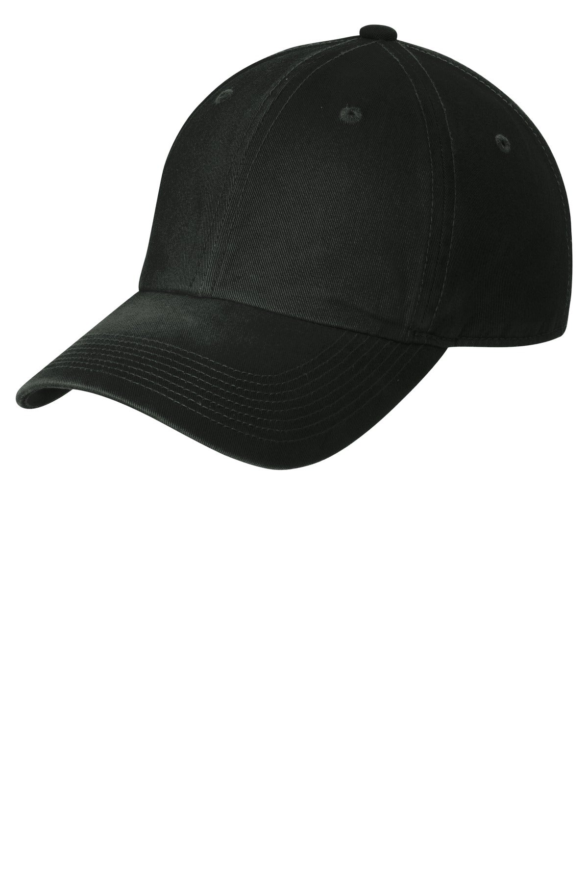 Custom logo Port Authority® Spray Wash Cap. C811 in Black