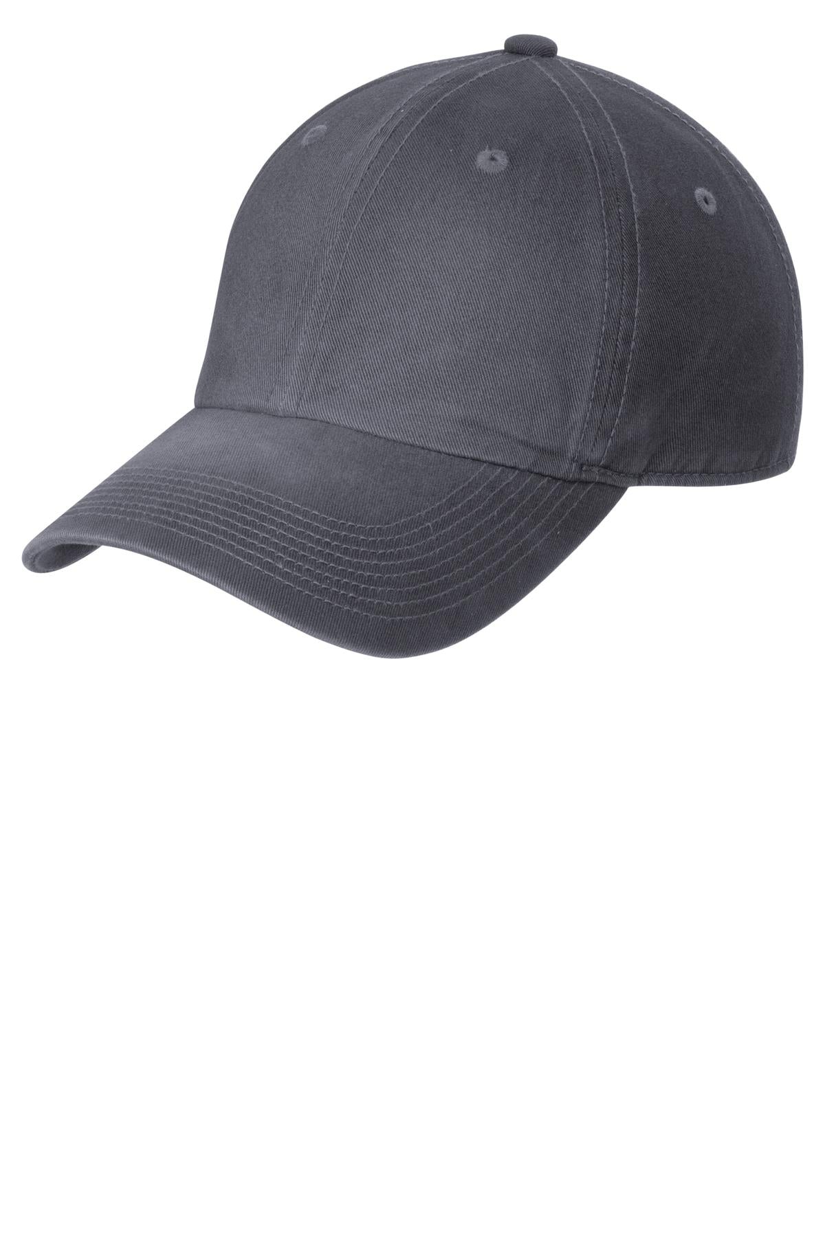 Custom logo Port Authority® Spray Wash Cap. C811 in Charcoal