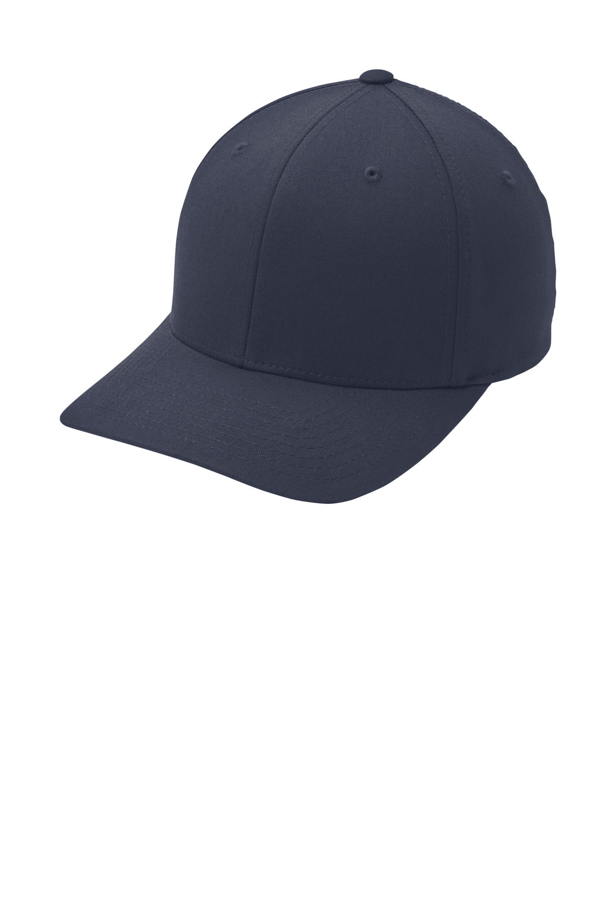 Custom logo Port Authority® Flexfit® Cotton Twill Cap. C813 in True Navy