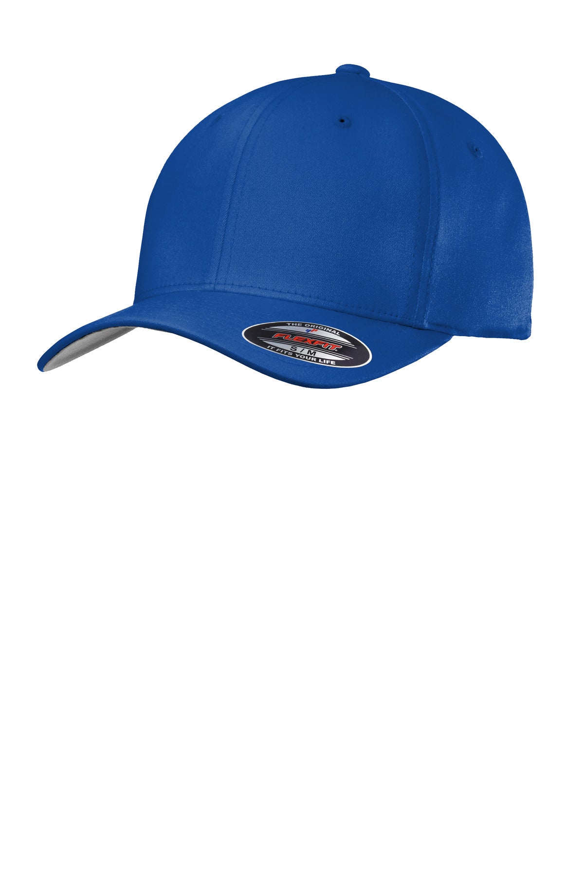 Custom logo Port Authority® Flexfit® Cotton Twill Cap. C813 in True Royal
