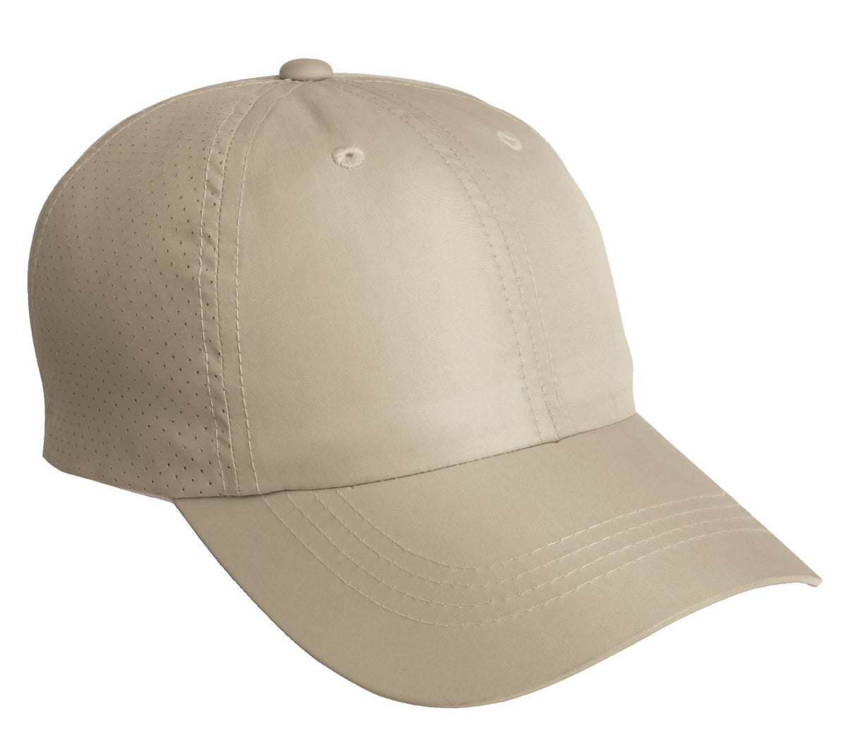 Custom logo Port Authority® Perforated Cap. C821 in Stone