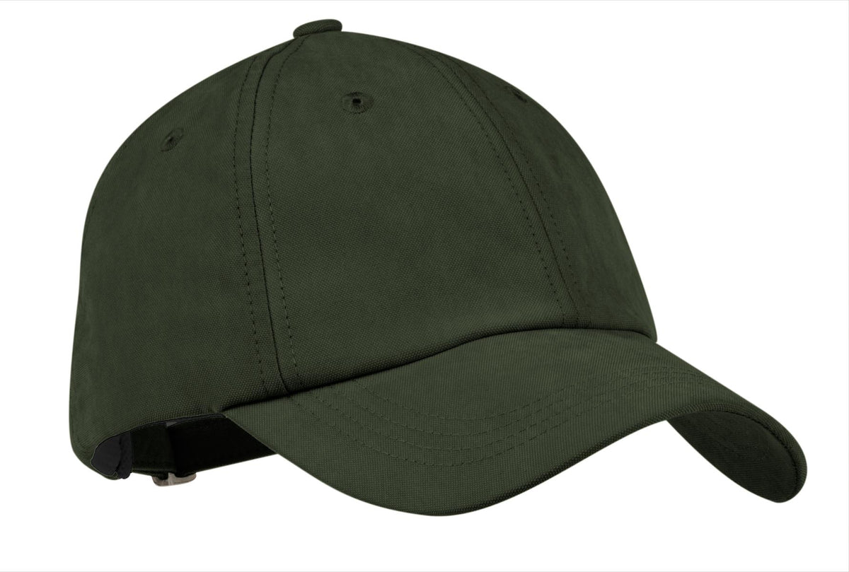 Custom logo Port Authority® Sueded Cap.  C850 in Olive