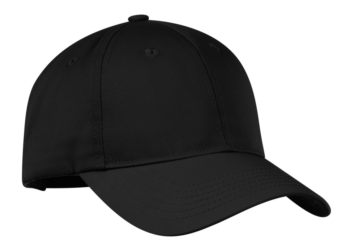 Custom logo Port Authority® Nylon Twill Performance Cap.  C868 in Black