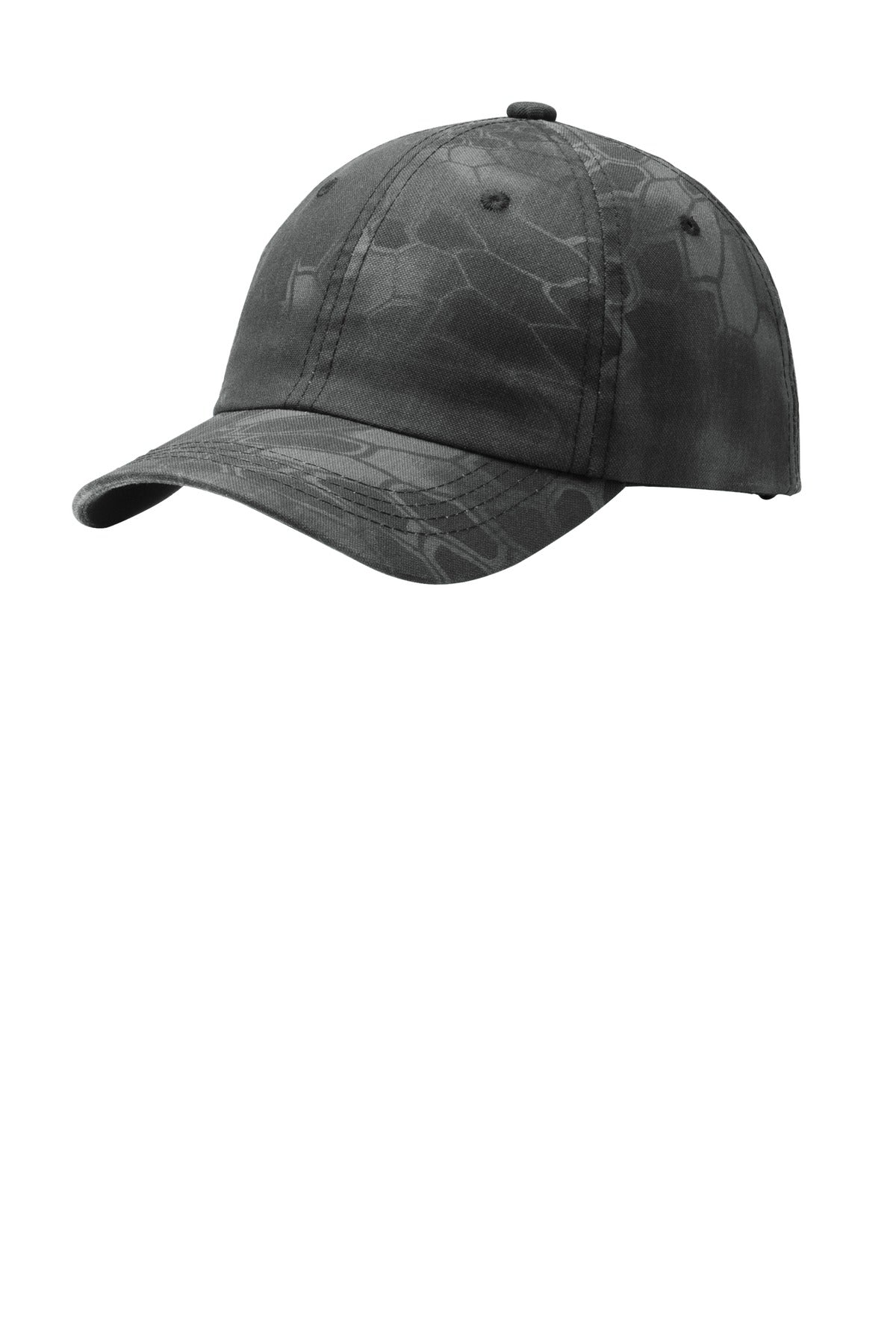 Custom logo Port Authority® Pro Camouflage Series Garment-Washed Cap.  C871 in Kryptek Typhon