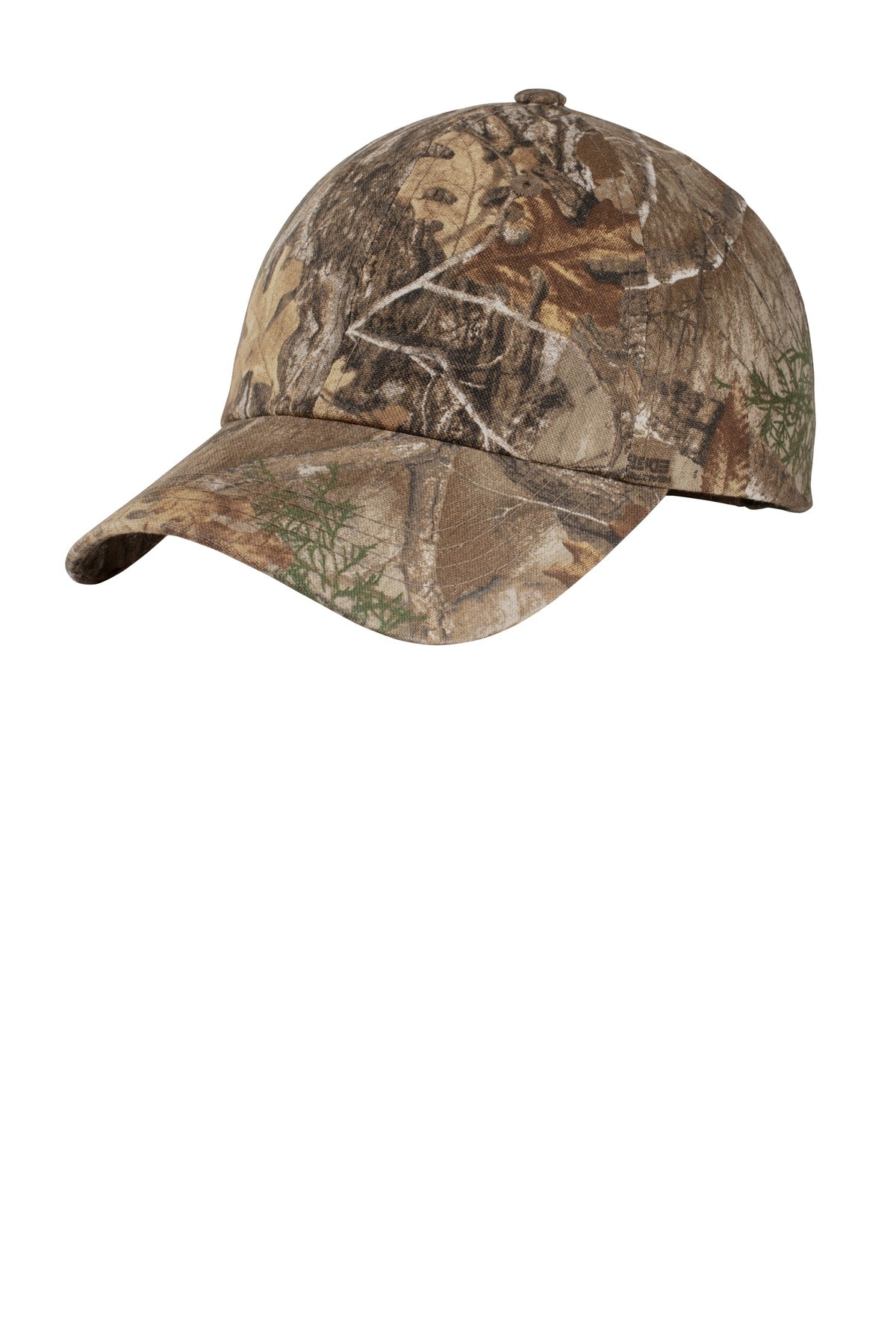 Custom logo Port Authority® Pro Camouflage Series Garment-Washed Cap.  C871 in Realtree Edge