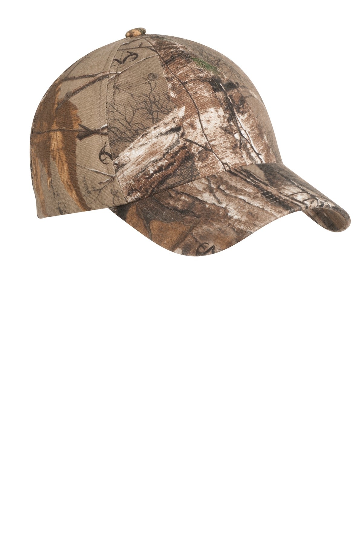 Custom logo Port Authority® Pro Camouflage Series Garment-Washed Cap.  C871 in Realtree Xtra