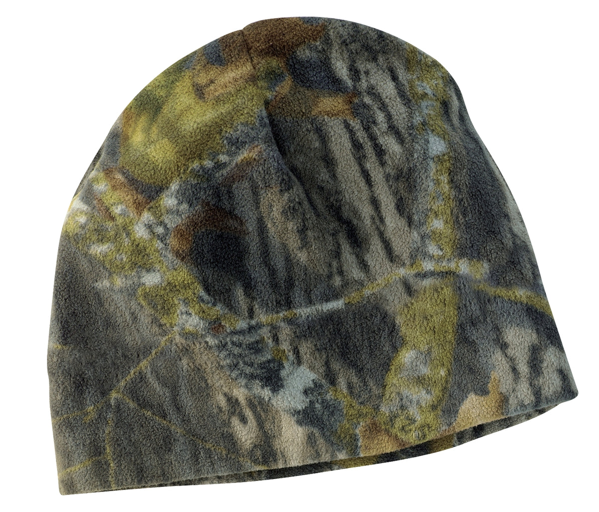 Custom logo Port Authority® Camouflage Fleece Beanie. C901 in Mossy Oak New Break-Up