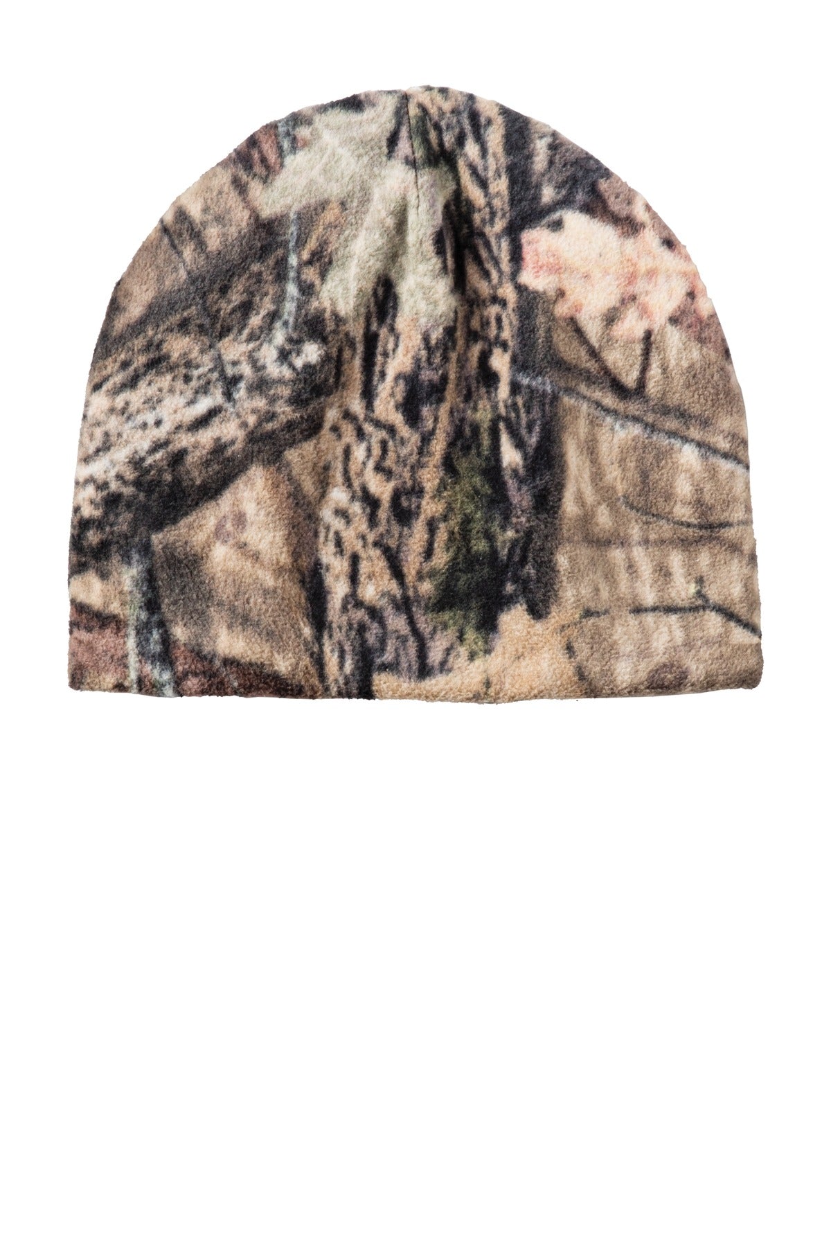 Custom logo Port Authority® Camouflage Fleece Beanie. C901 in Mossy Oak Break-Up Country