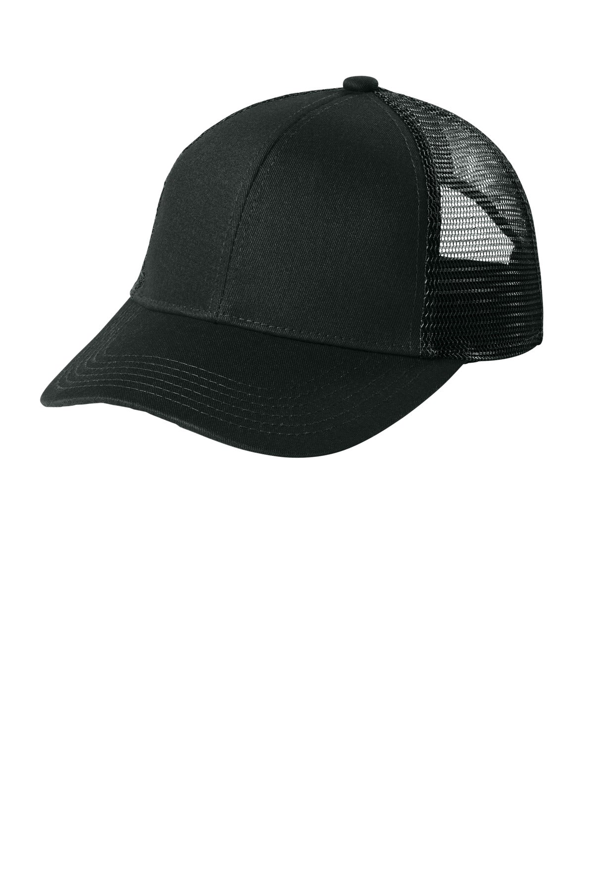 Custom logo Port Authority® Adjustable Mesh Back Cap. C911 in Black