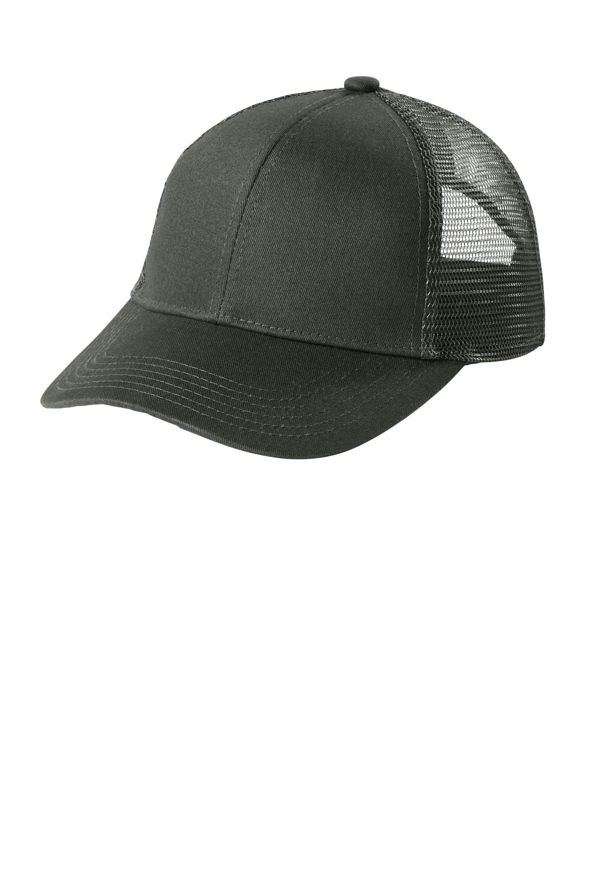 Custom logo Port Authority® Adjustable Mesh Back Cap. C911 in Carbon Grey
