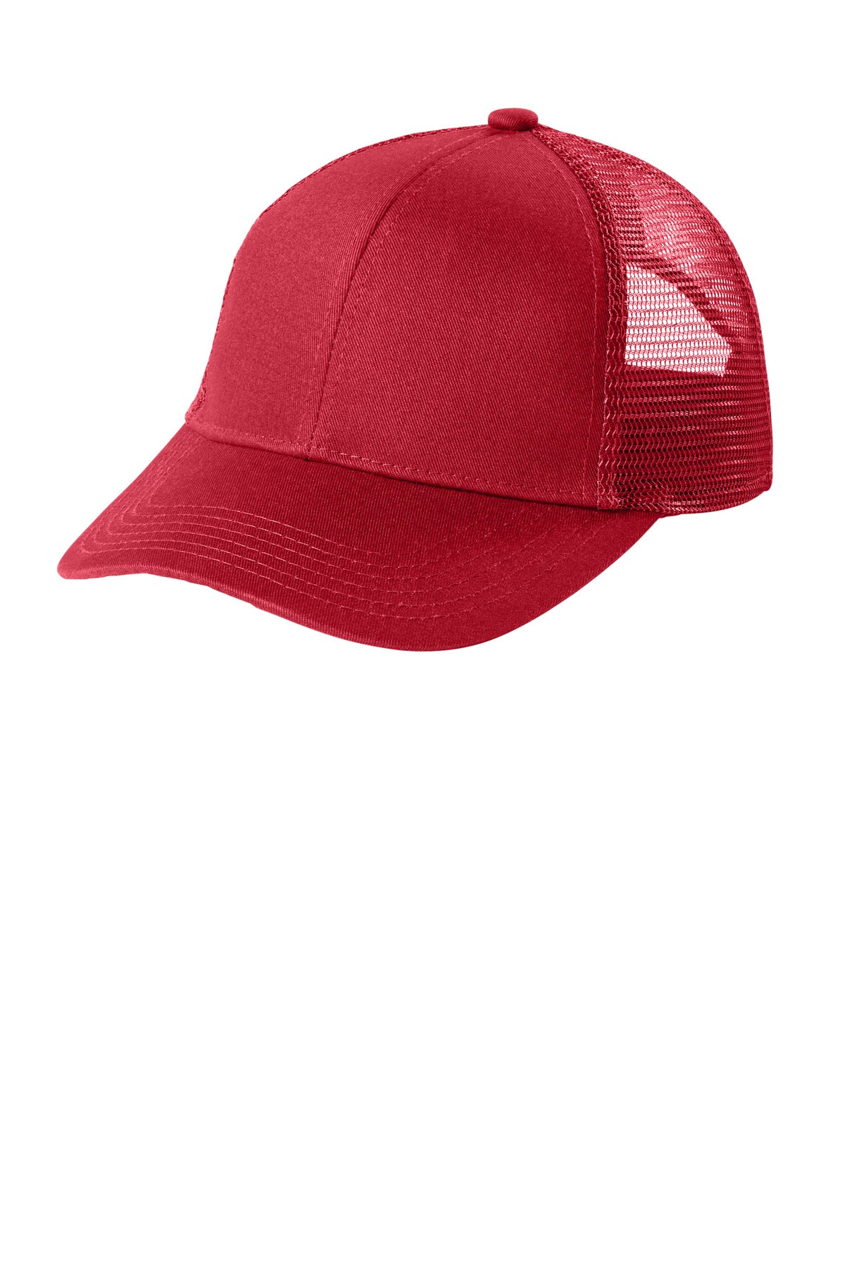 Custom logo Port Authority® Adjustable Mesh Back Cap. C911 in Chili Red