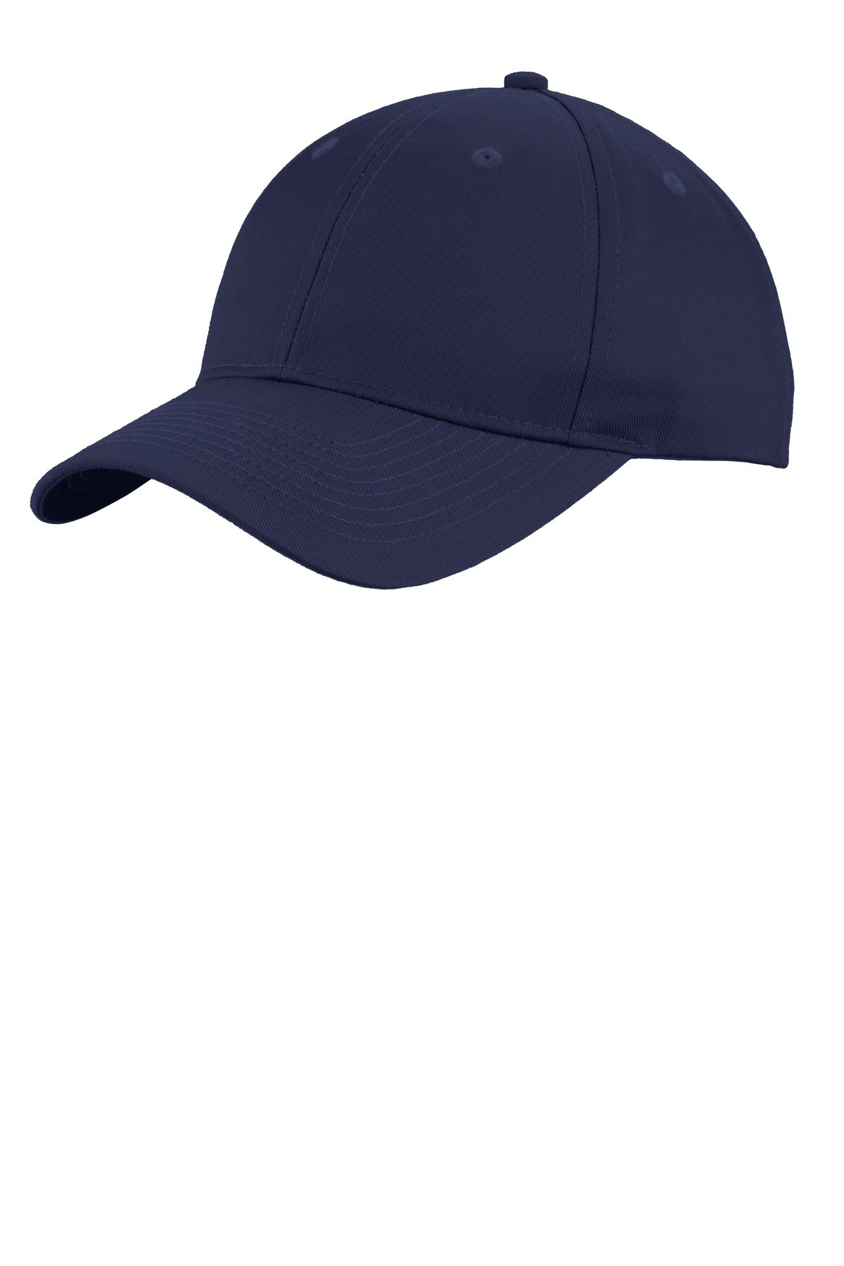 Custom logo Port Authority® Uniforming Twill Cap. C913 in Navy