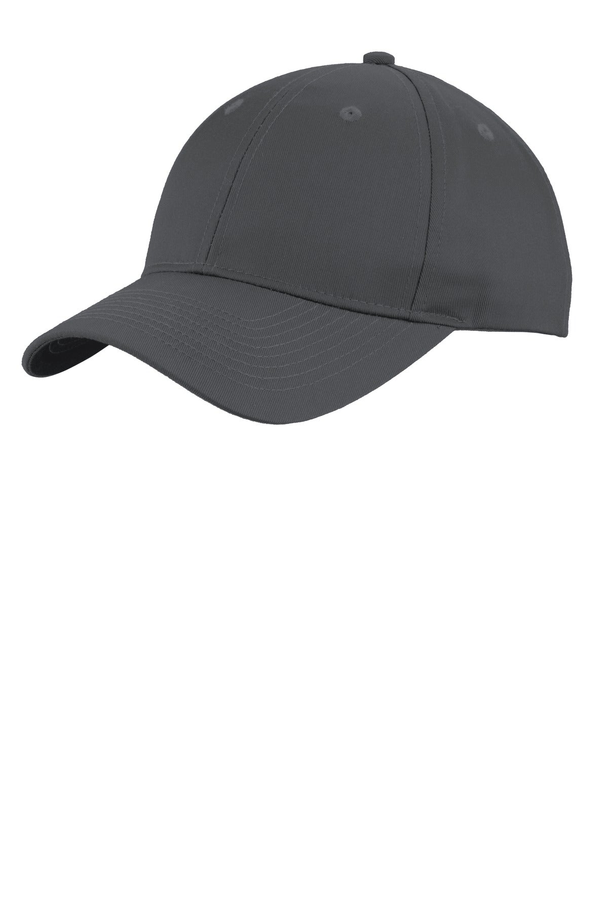 Custom logo Port Authority® Uniforming Twill Cap. C913 in Steel Grey