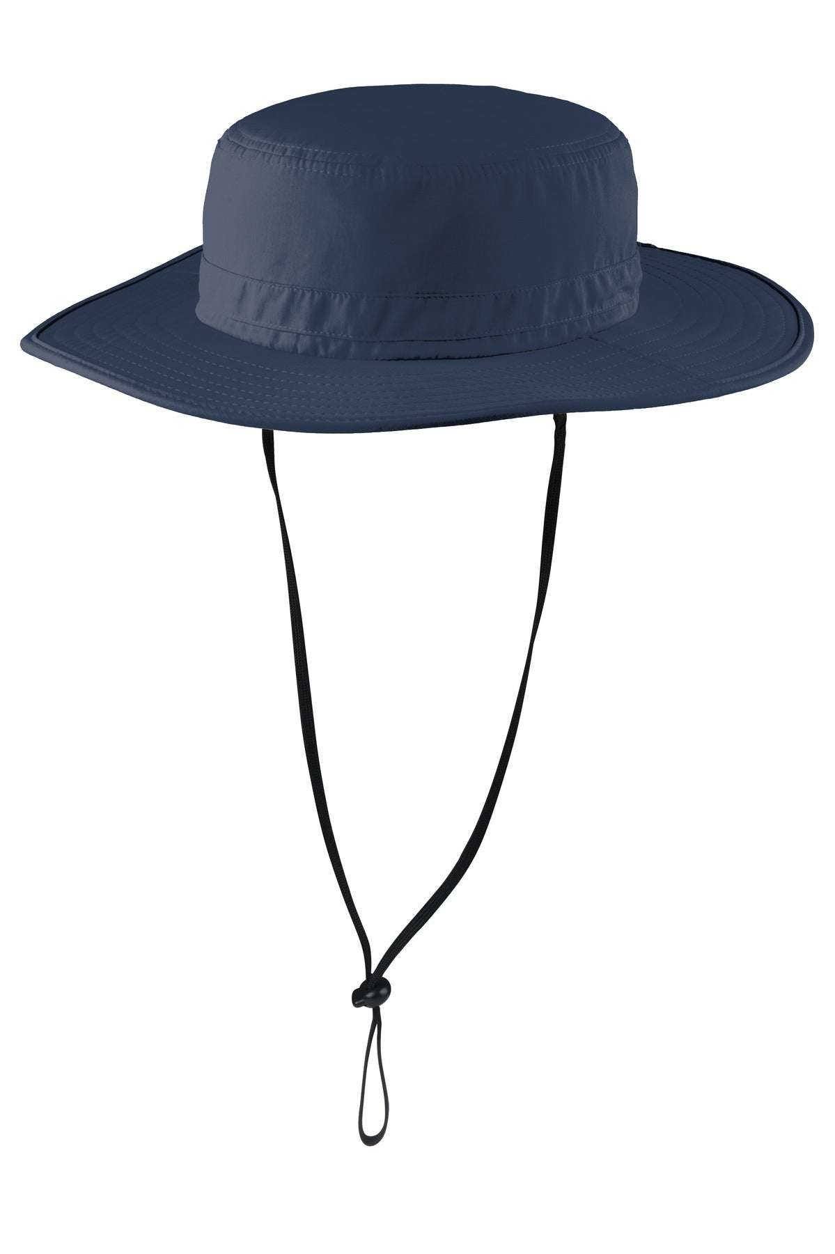 Custom logo Port Authority® Outdoor Wide-Brim Hat. C920 in Dress Blue Navy