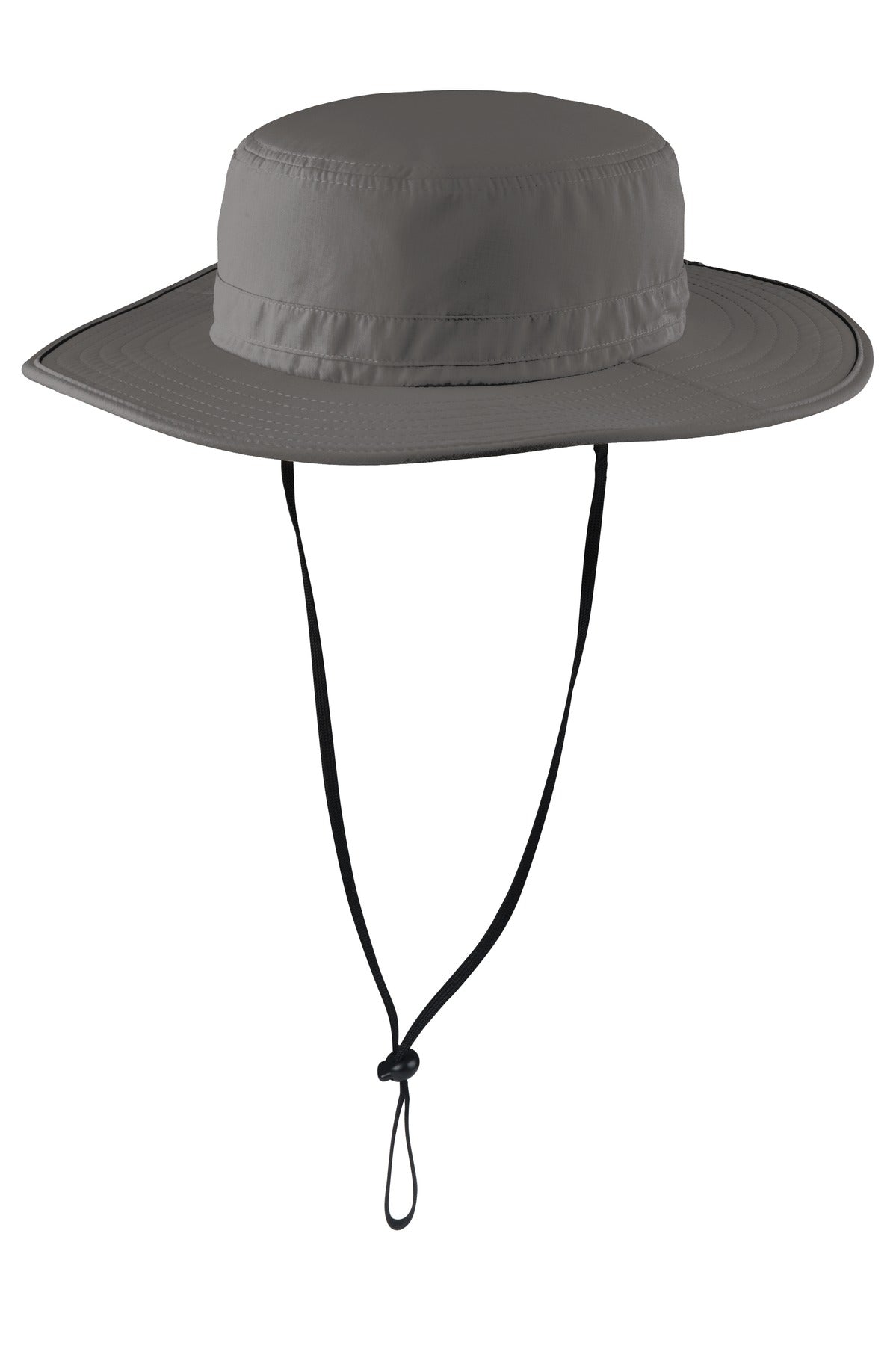 Custom logo Port Authority® Outdoor Wide-Brim Hat. C920 in Sterling Grey