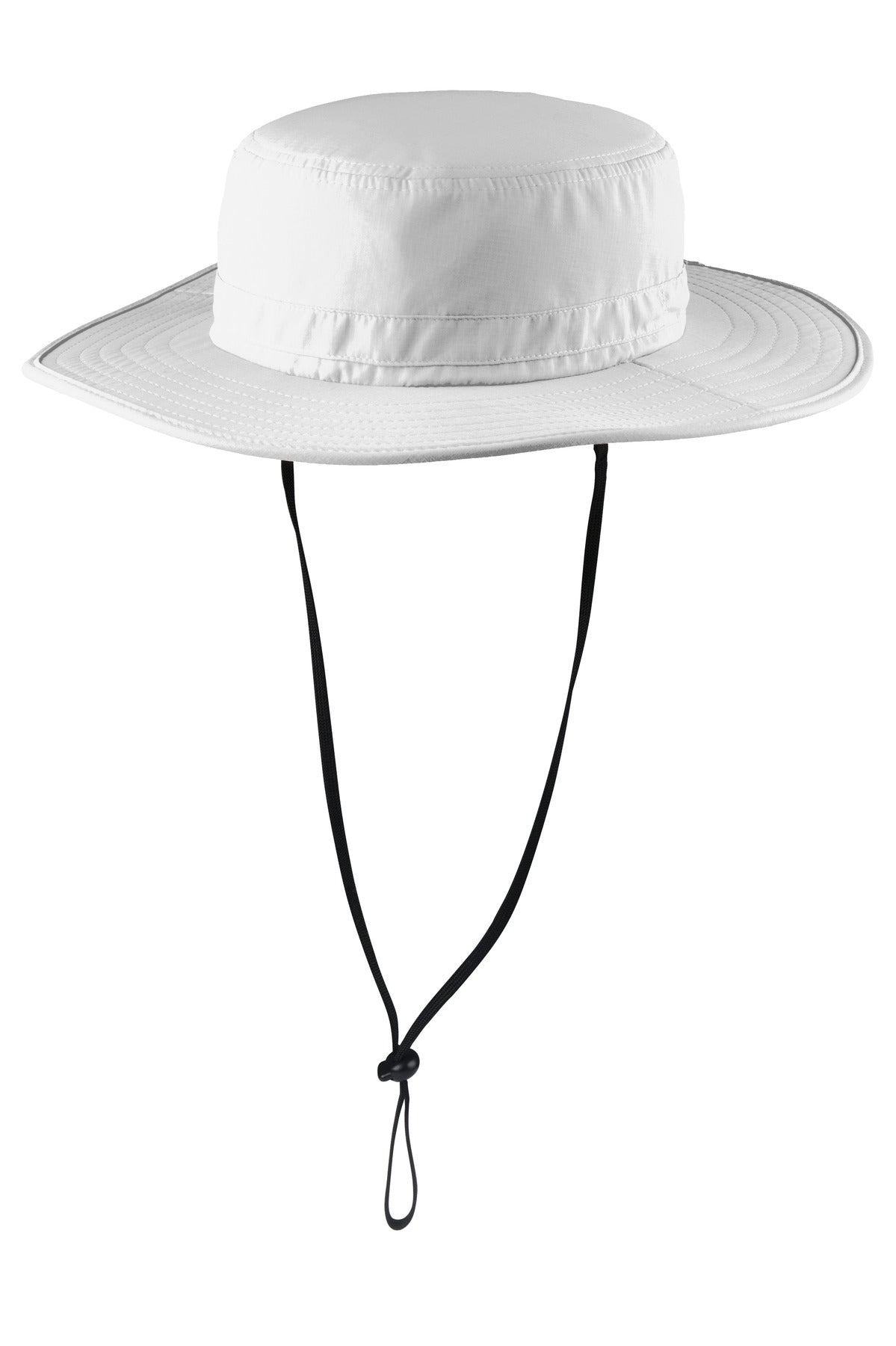 Custom logo Port Authority® Outdoor Wide-Brim Hat. C920 in White
