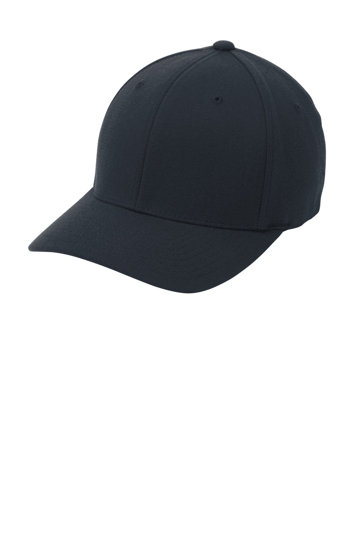 Custom logo Port Authority® Flexfit® Wool Blend Cap. C928 in Dark Navy