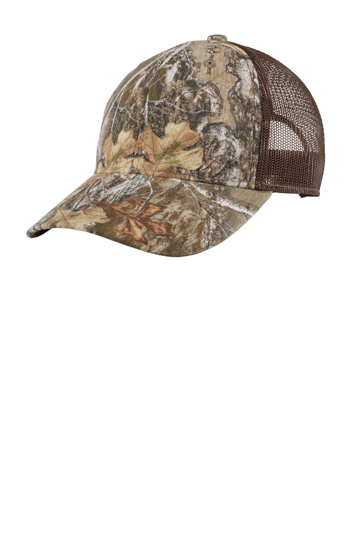 Custom logo Port Authority® Structured Camouflage Mesh Back Cap. C930 in Realtree Edge