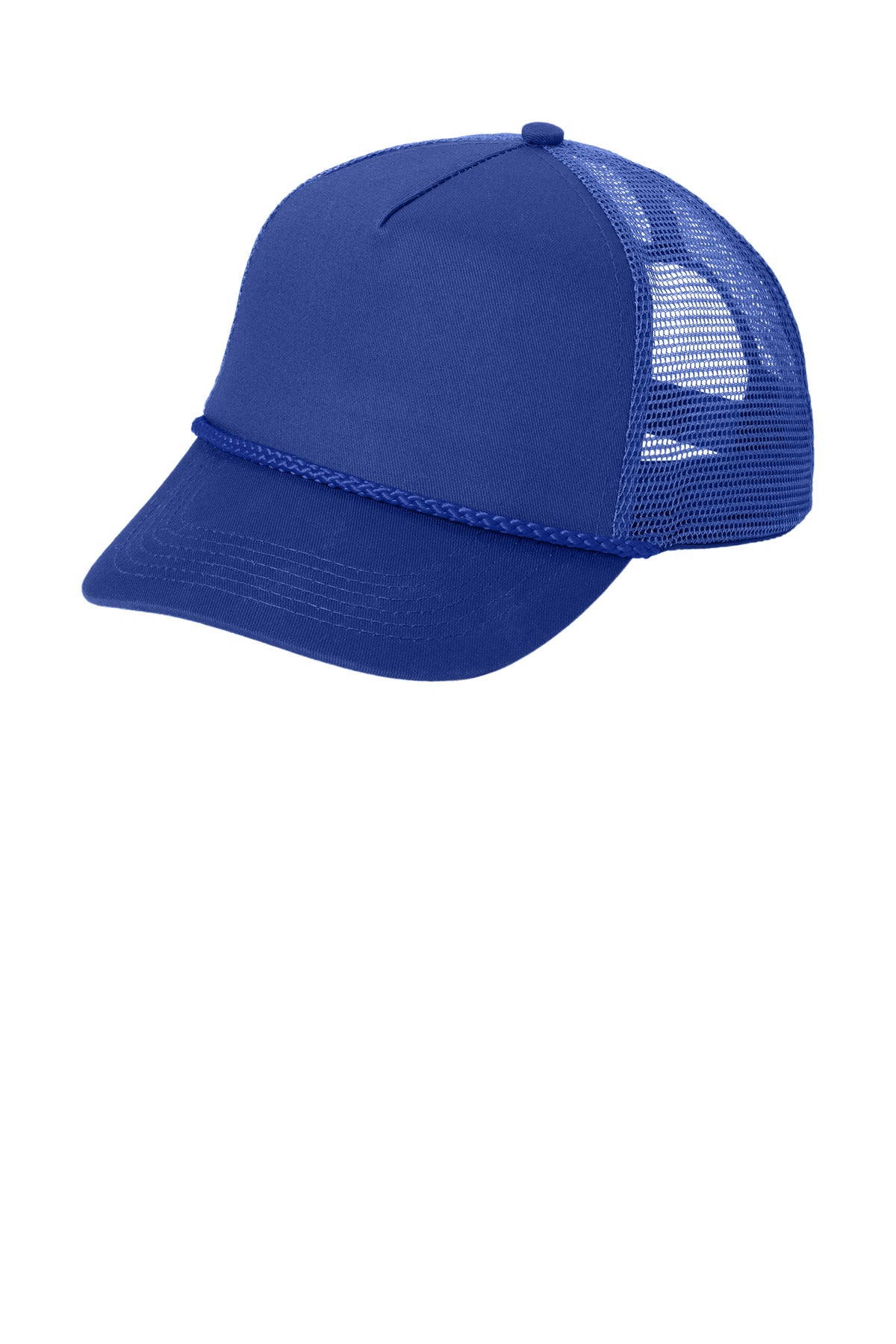 Custom logo Port Authority® 5-Panel Snapback Cap. C932 in Royal