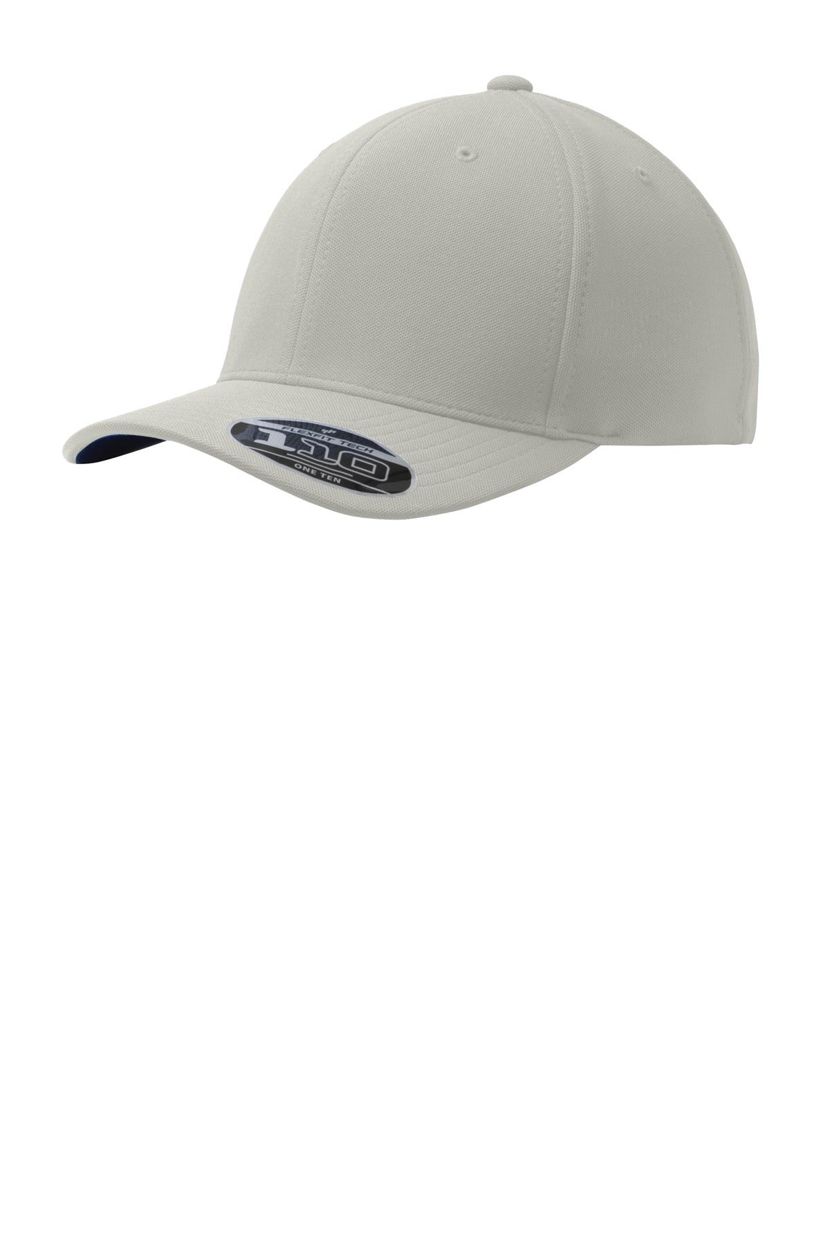 Custom logo Port Authority® Flexfit 110® & Dry Mini Pique Cap. C934 in Silver
