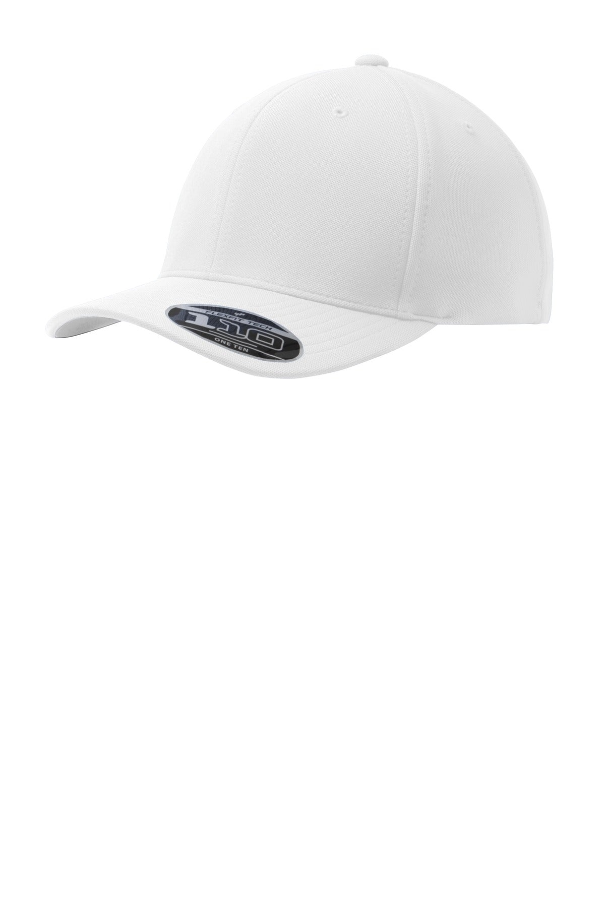 Custom logo Port Authority® Flexfit 110® & Dry Mini Pique Cap. C934 in White