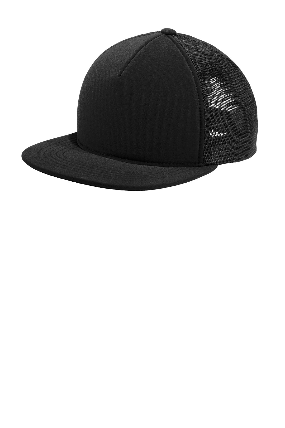 Custom logo Port Authority ® Flexfit 110 ® Foam Outdoor Cap. C937 in Black/ Black
