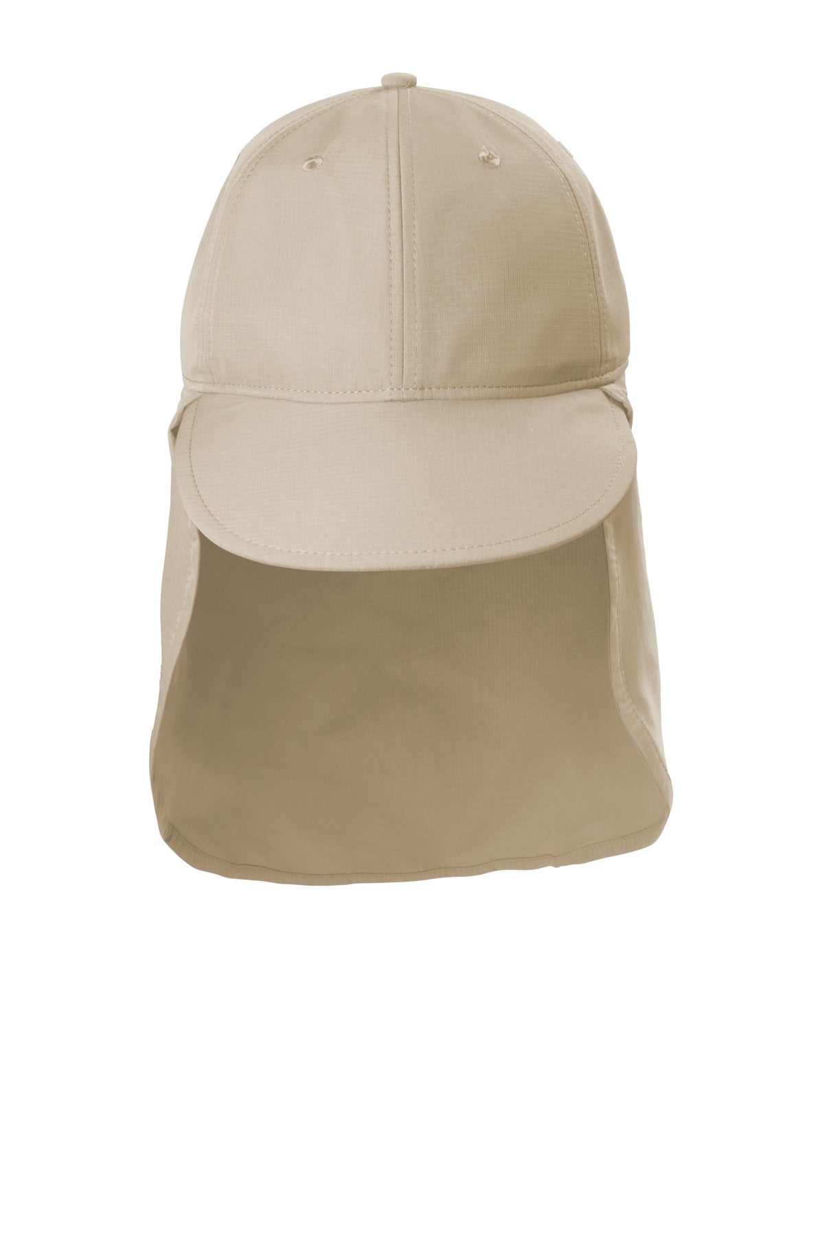 Custom logo Port Authority® Outdoor UV Sun Shade Cap C949 in Stone