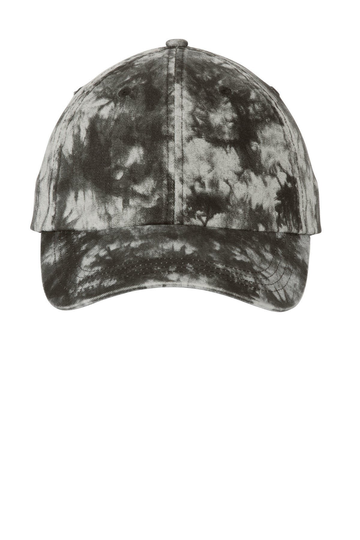 Custom logo Port Authority® Tie-Dye Cap C961 in Black