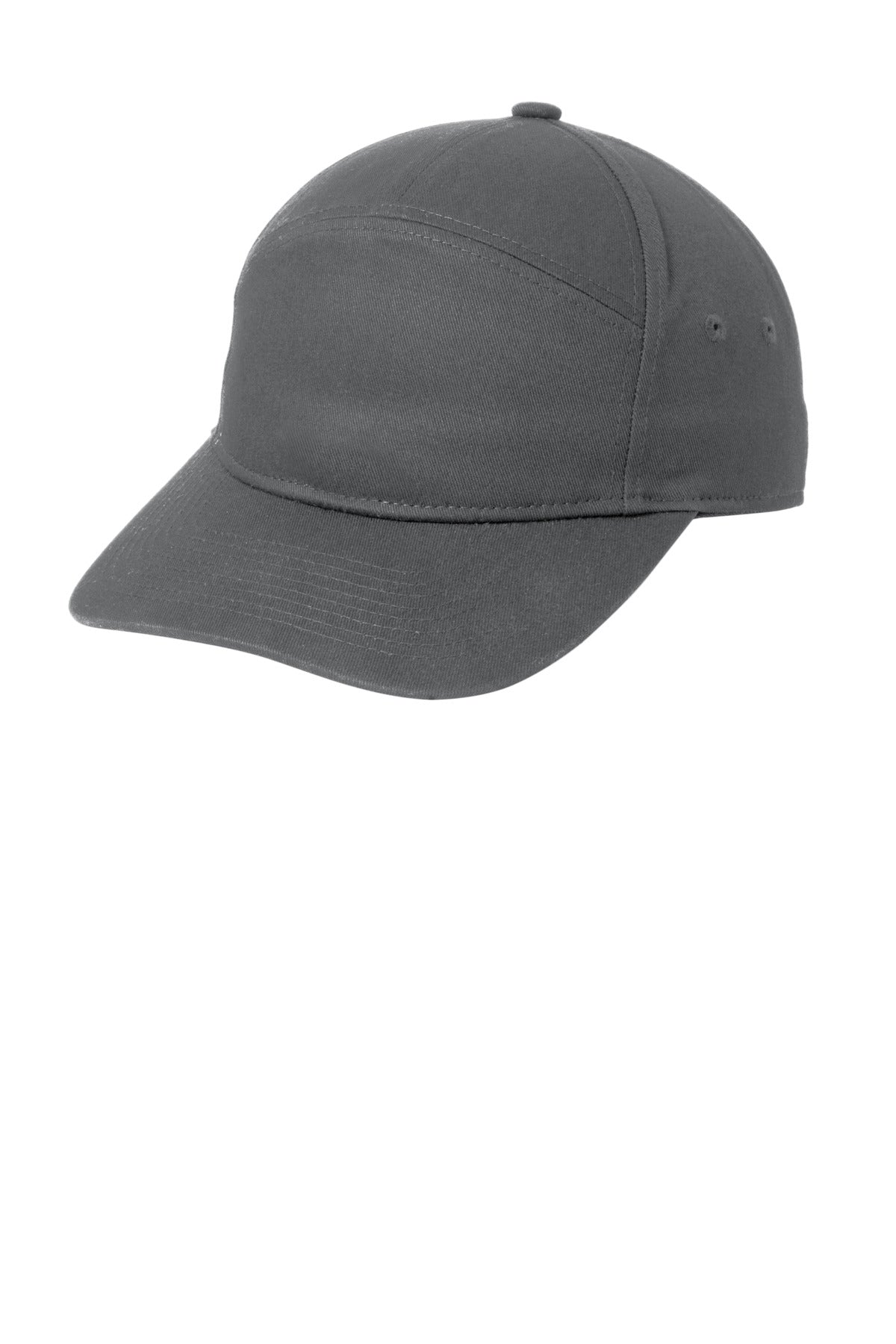 Custom logo Port Authority® 7-Panel Cap C964 in Grey Steel