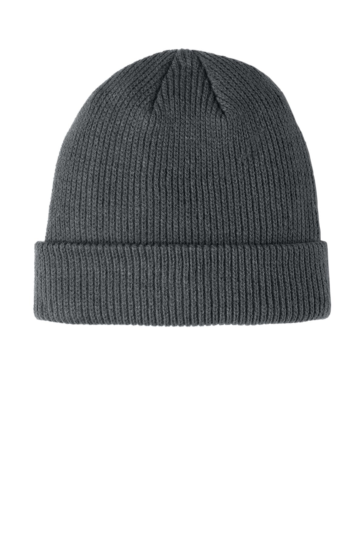 Custom logo Port Authority® Cozy Cuffed Beanie C977 in Storm Grey