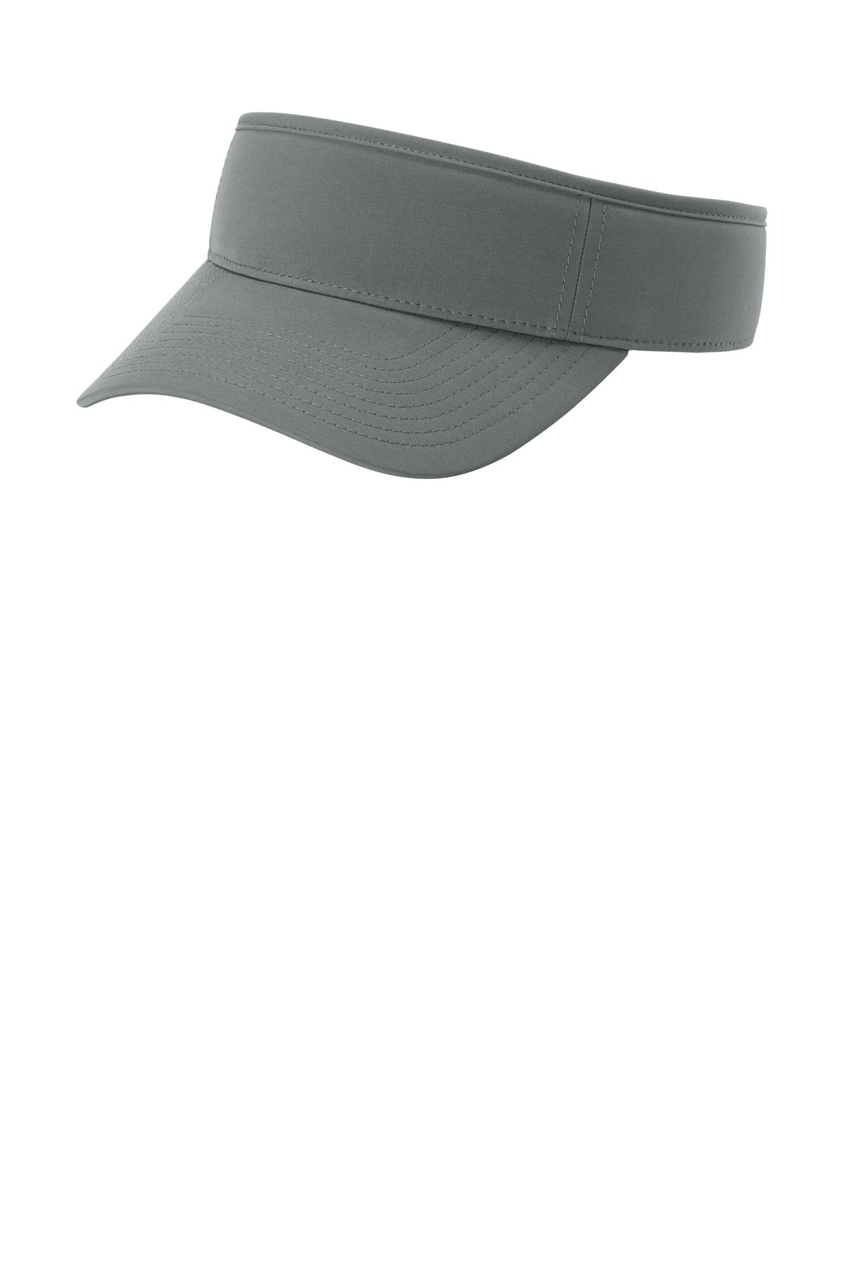 Custom logo Port Authority® Poly Visor C983 in Deep Smoke