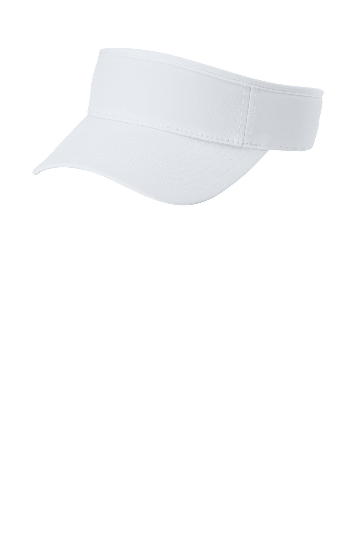 Custom logo Port Authority® Poly Visor C983 in White