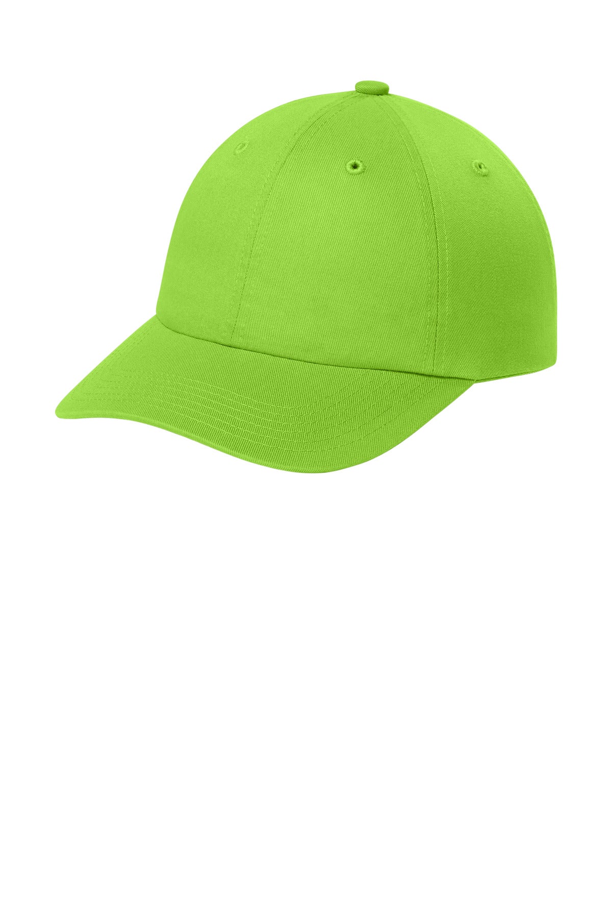 Custom logo Port Authority® Wearever Unstructured Twill Snapback Cap C992 in Lime