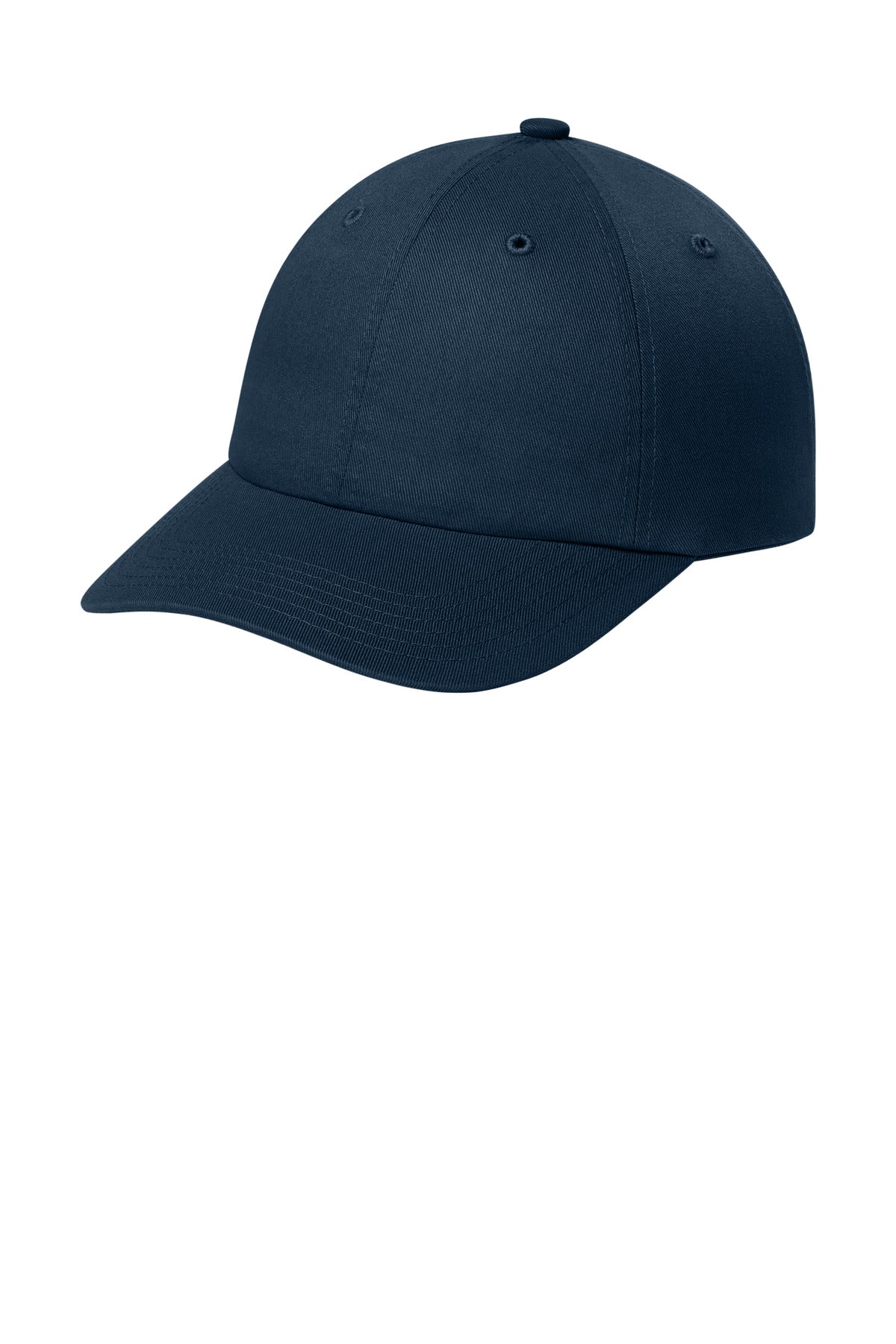 Custom logo Port Authority® Wearever Unstructured Twill Snapback Cap C992 in River Blue Navy