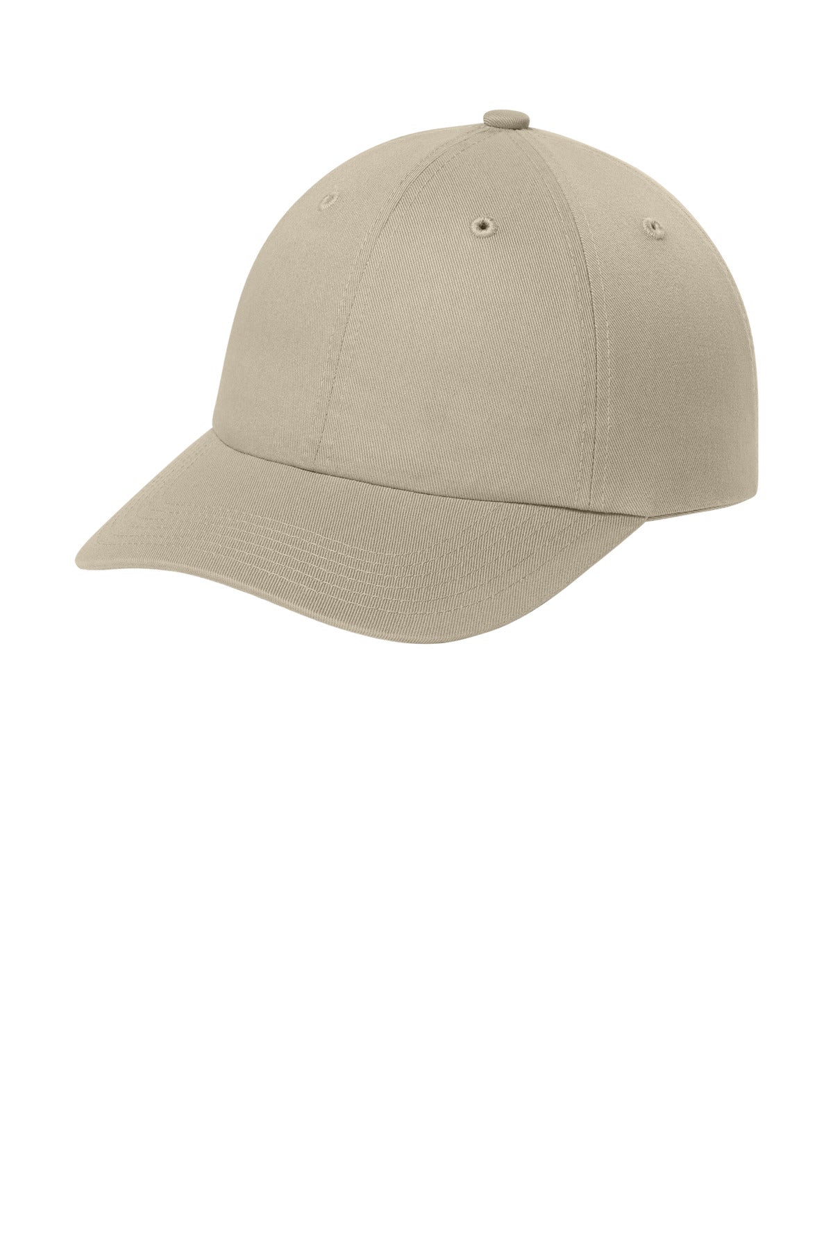 Custom logo Port Authority® Wearever Unstructured Twill Snapback Cap C992 in Sahara