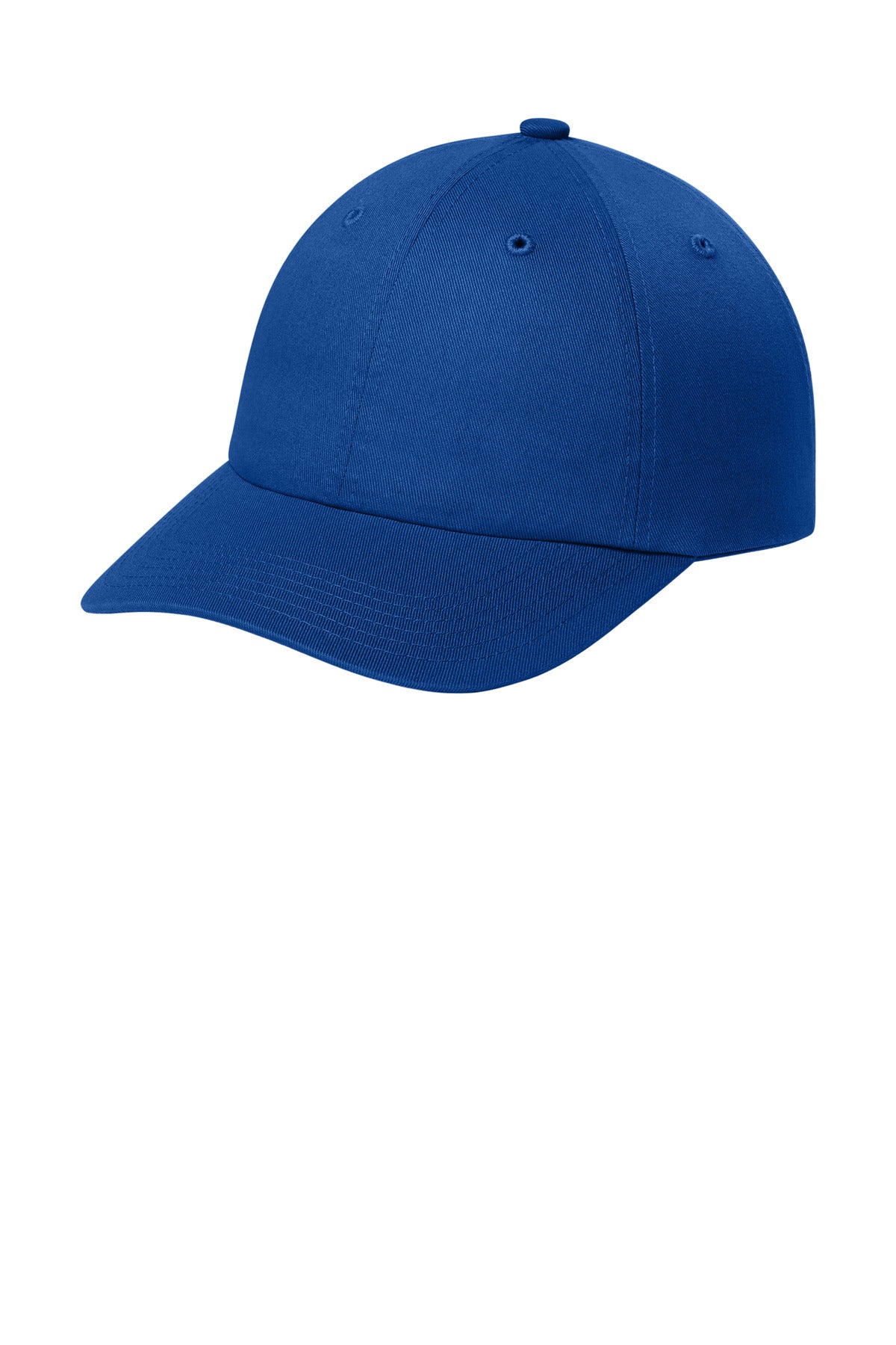 Custom logo Port Authority® Wearever Unstructured Twill Snapback Cap C992 in True Royal