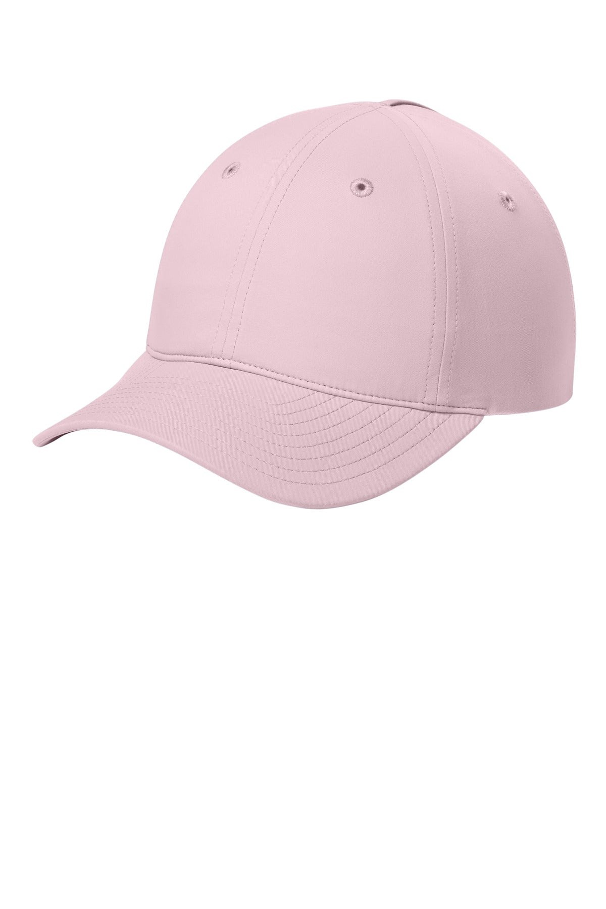 Custom logo Port Authority® All-Day Performance UPF Ponytail Cap C994 in Cloud Pink