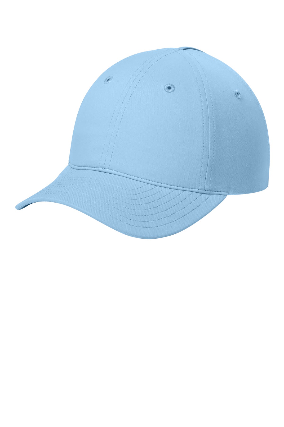 Custom logo Port Authority® All-Day Performance UPF Ponytail Cap C994 in Light Blue