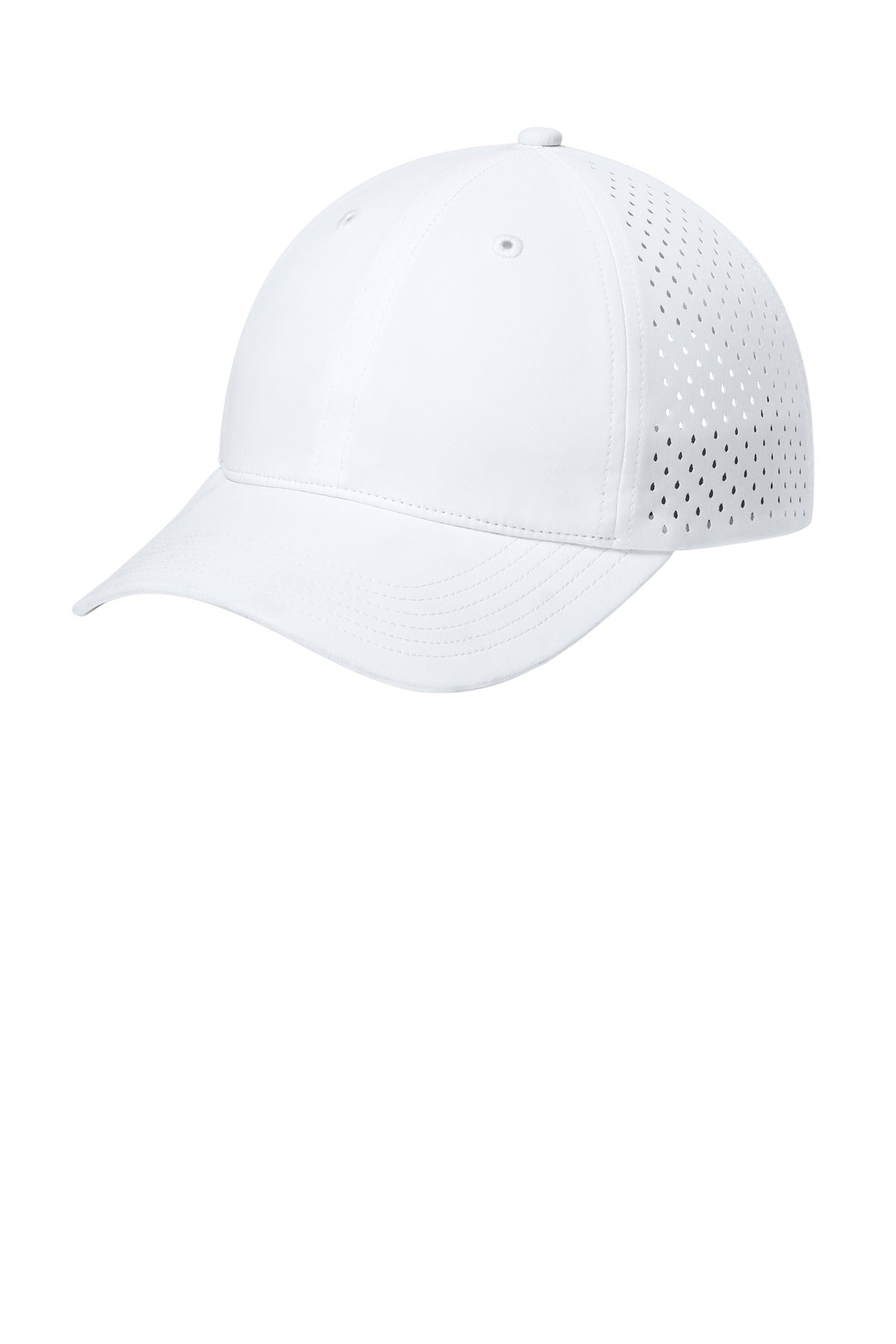 Custom logo Port Authority® All-Day Performance UPF Perforated Cap C995 in White