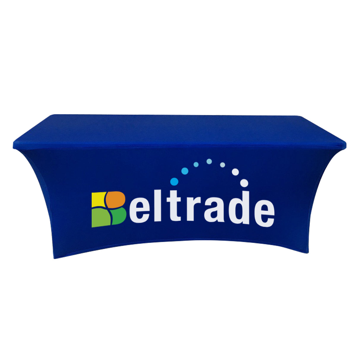 Custom logo 6' Stretch Table Cover (3-Sided)