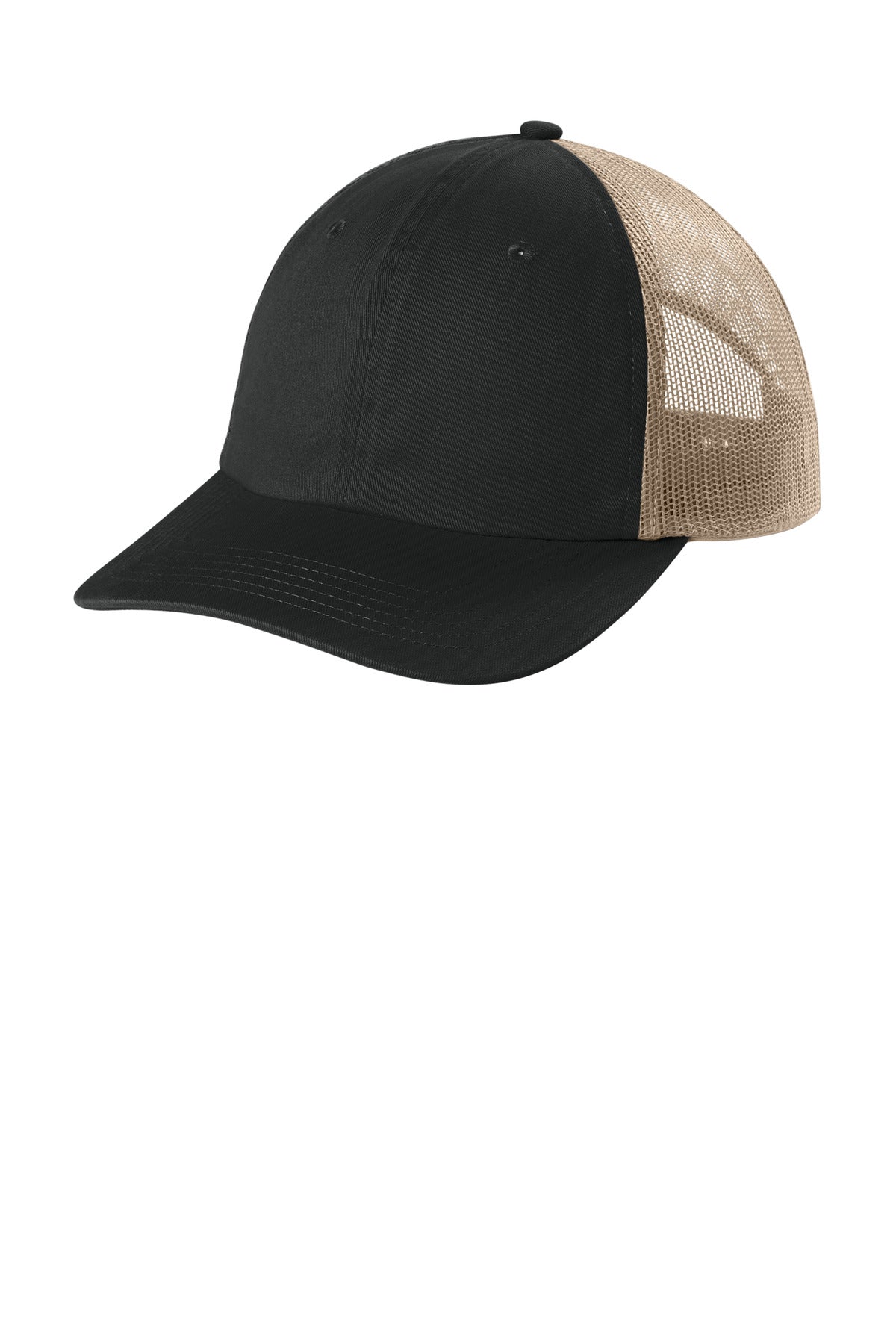 Custom logo Comfort Colors® Sunwashed Trucker Cap CCST0 in Black