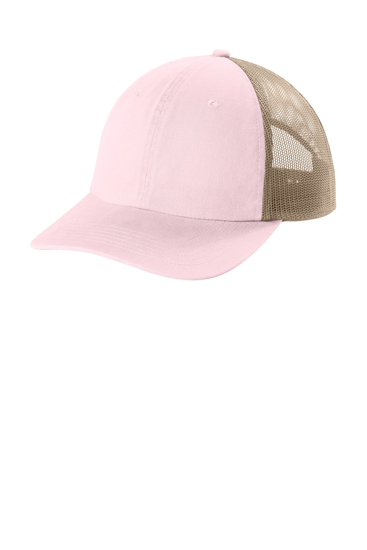 Custom logo Comfort Colors® Sunwashed Trucker Cap CCST0 in Blossom