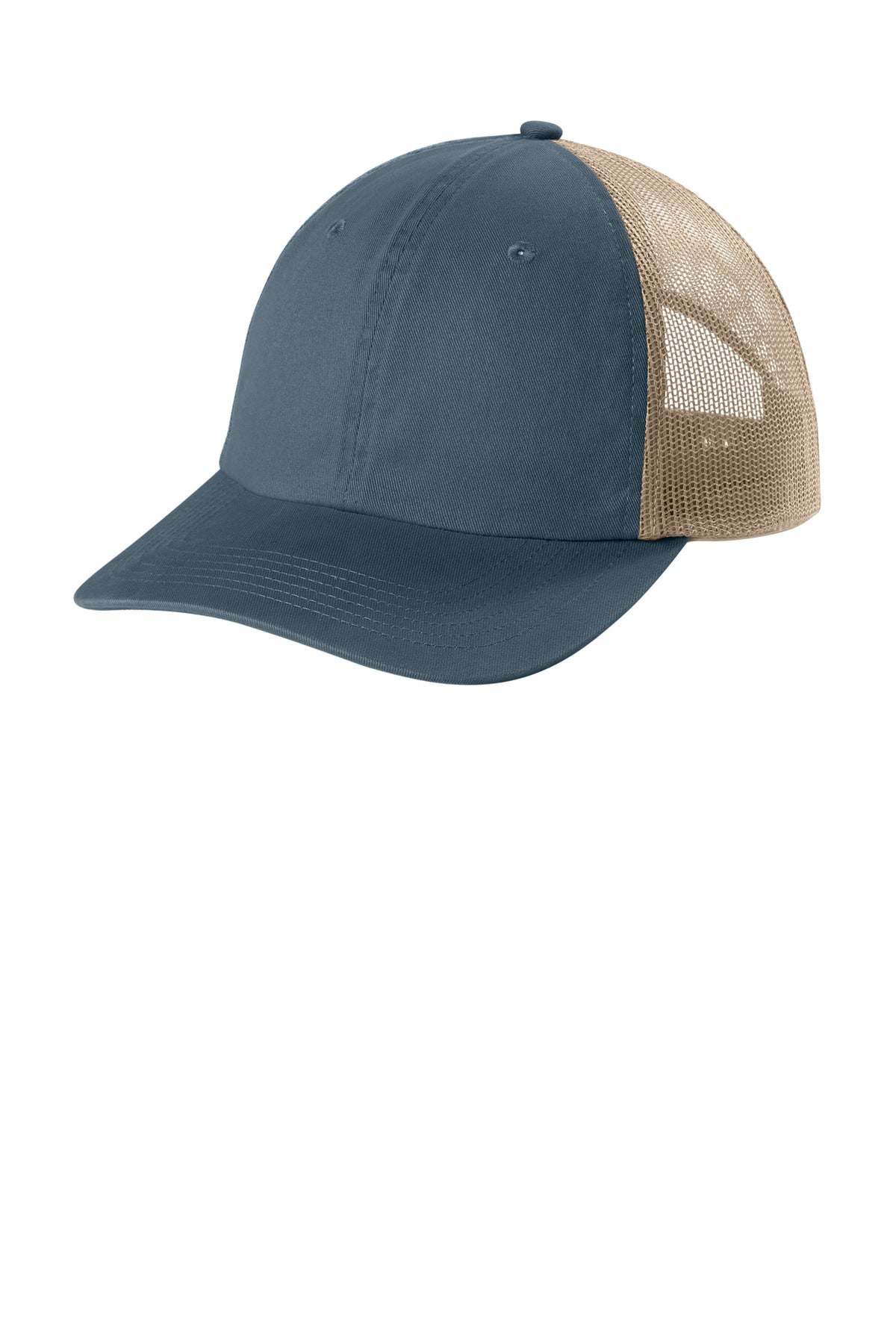 Custom logo Comfort Colors® Sunwashed Trucker Cap CCST0 in Denim