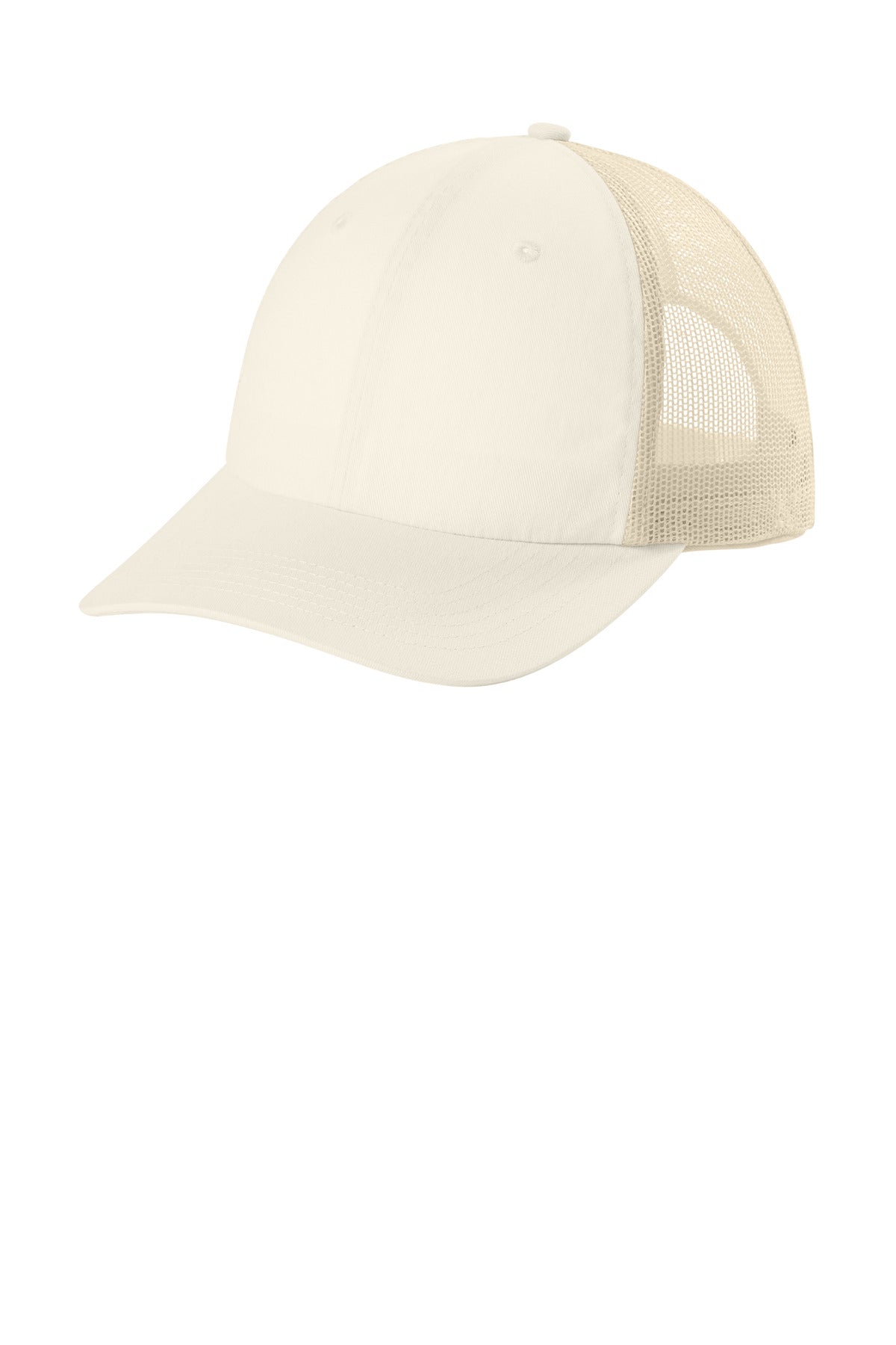 Custom logo Comfort Colors® Sunwashed Trucker Cap CCST0 in Ivory