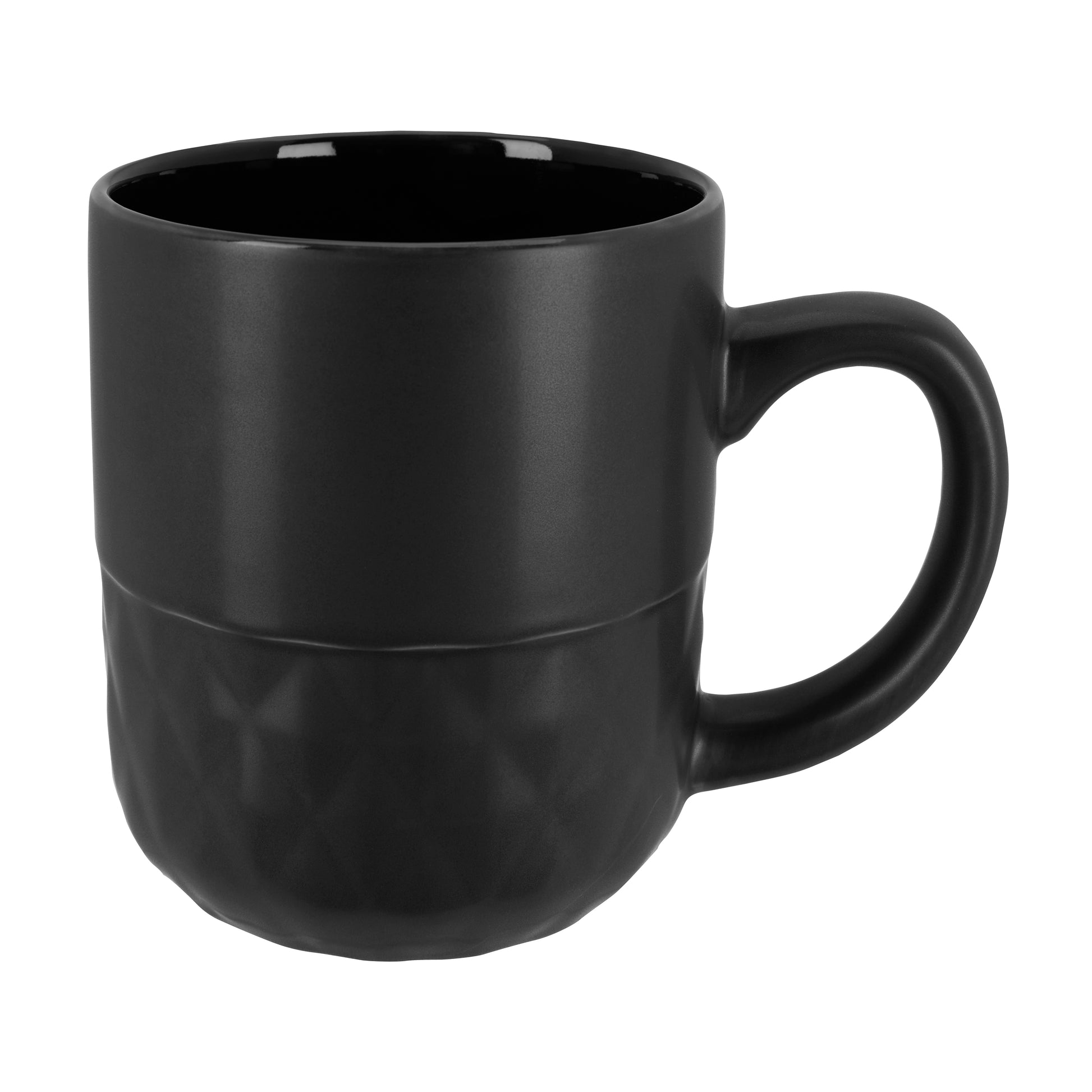 Coffee Mug with Facet Texture - 16 oz.