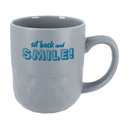 Coffee Mug with Facet Texture - 16 oz.